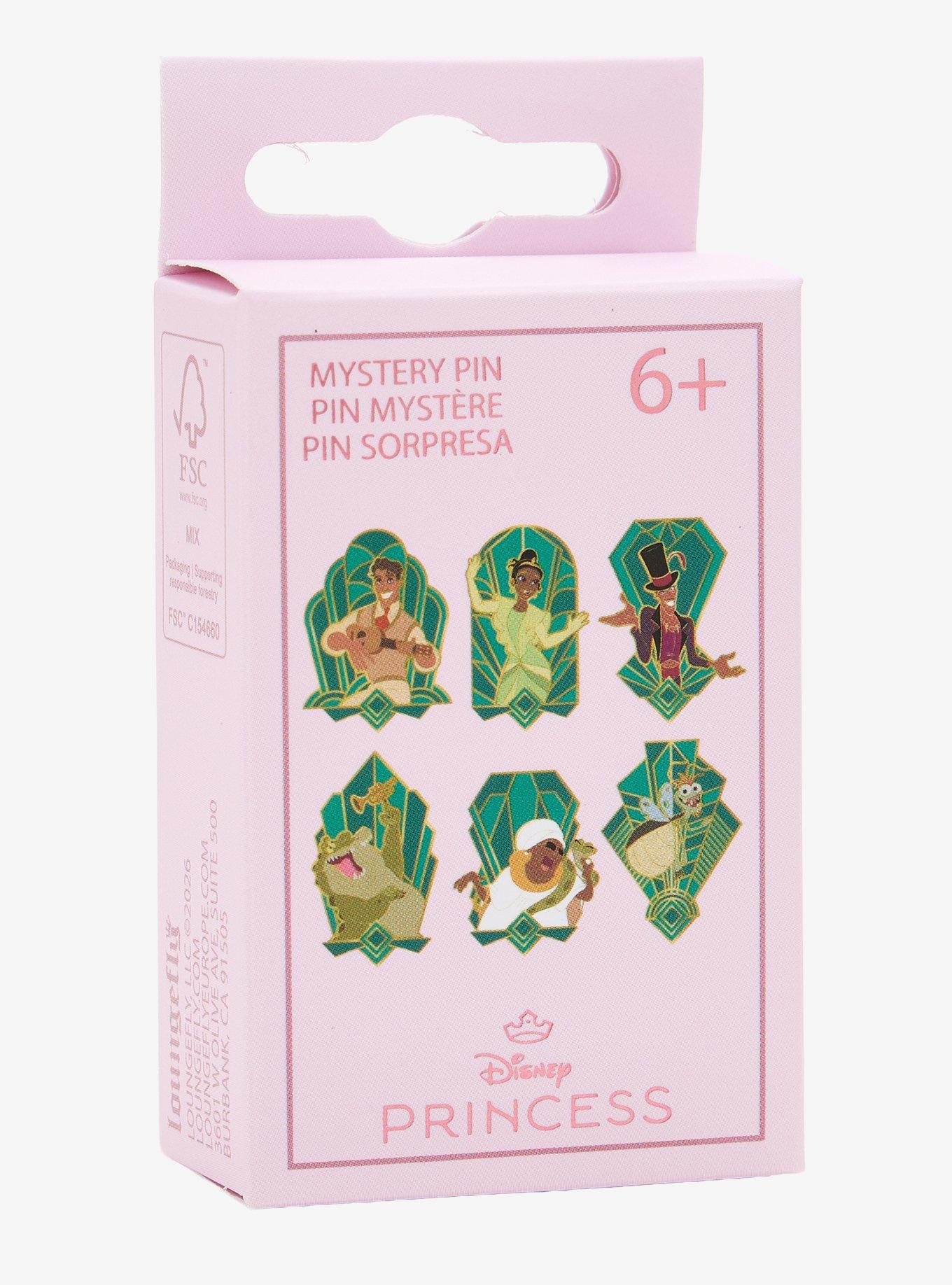 Loungefly Disney The Princess And The Frog Green Portrait Blind Box Enamel Pin, , alternate - view 2