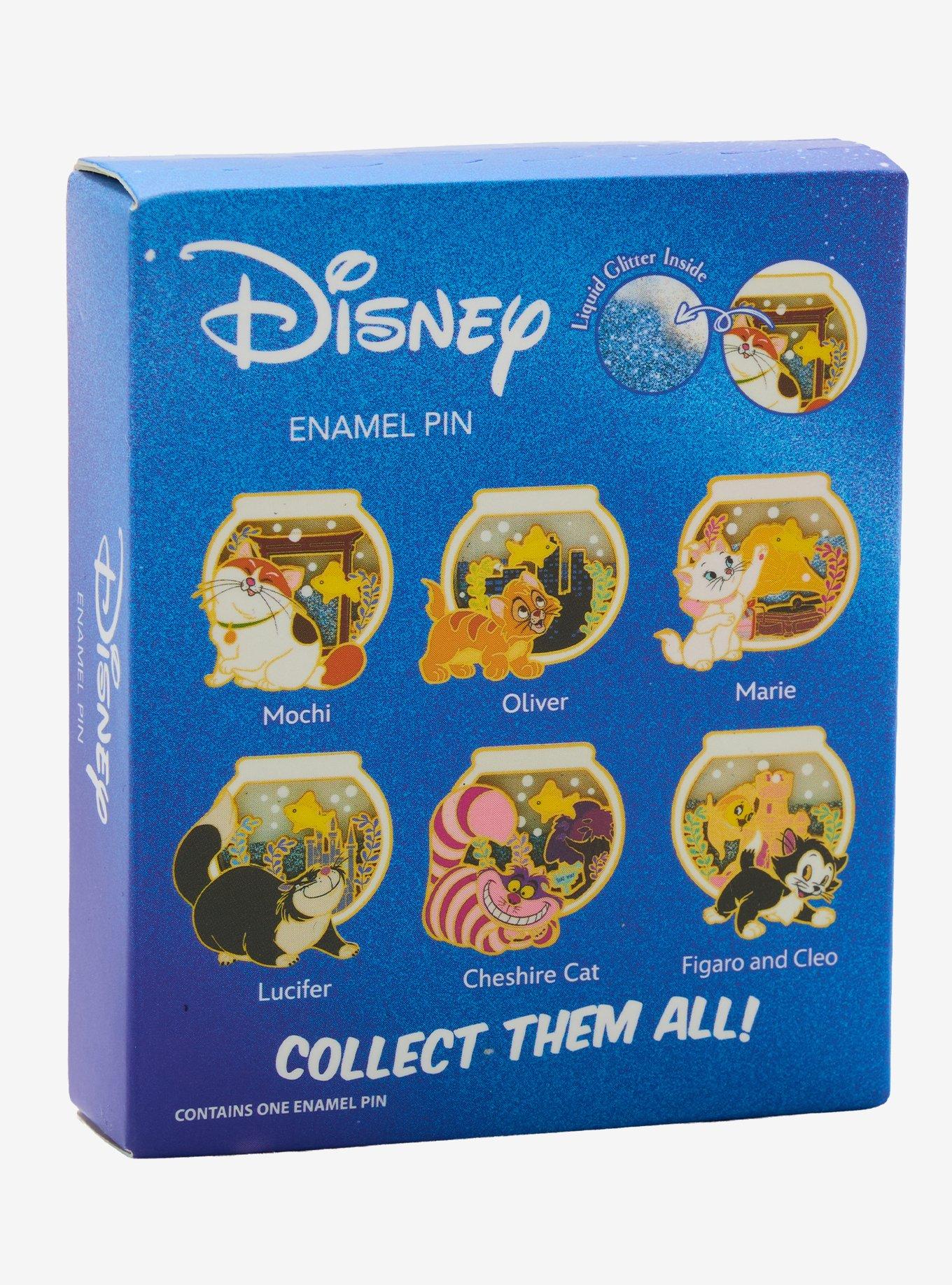 Disney Cat Fishbowl Blind Box Enamel Pin Hot Topic Exclusive, , alternate - view 2