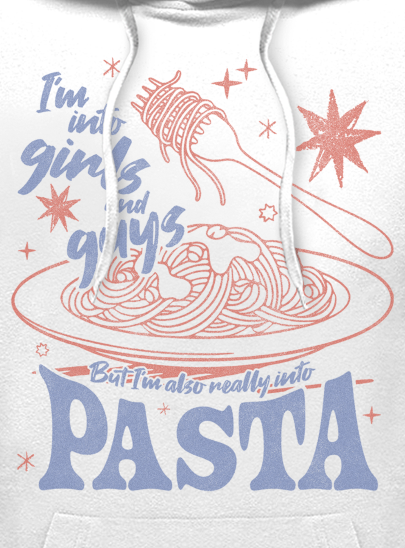 Really Into Pasta Hoodie Hot Topic Exclusive, , hi-res