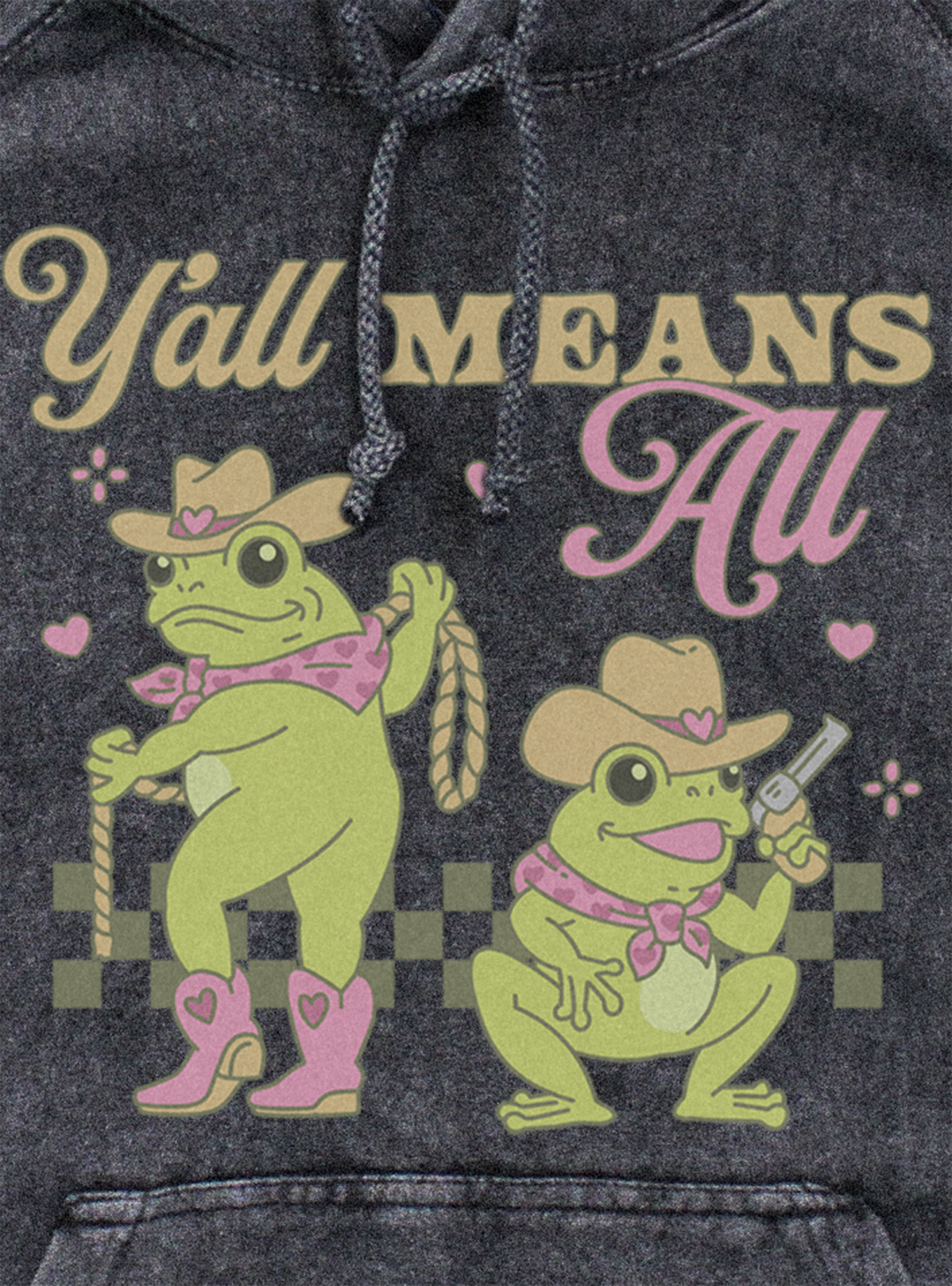 Western Frogs Gay Pride Mineral Wash T-Shirt Hot Topic Exclusive, , hi-res