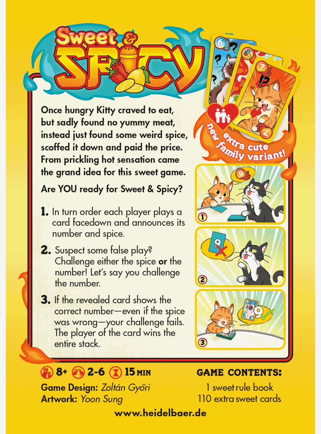 Sweet & Spicy Card Game, , alternate - view 3