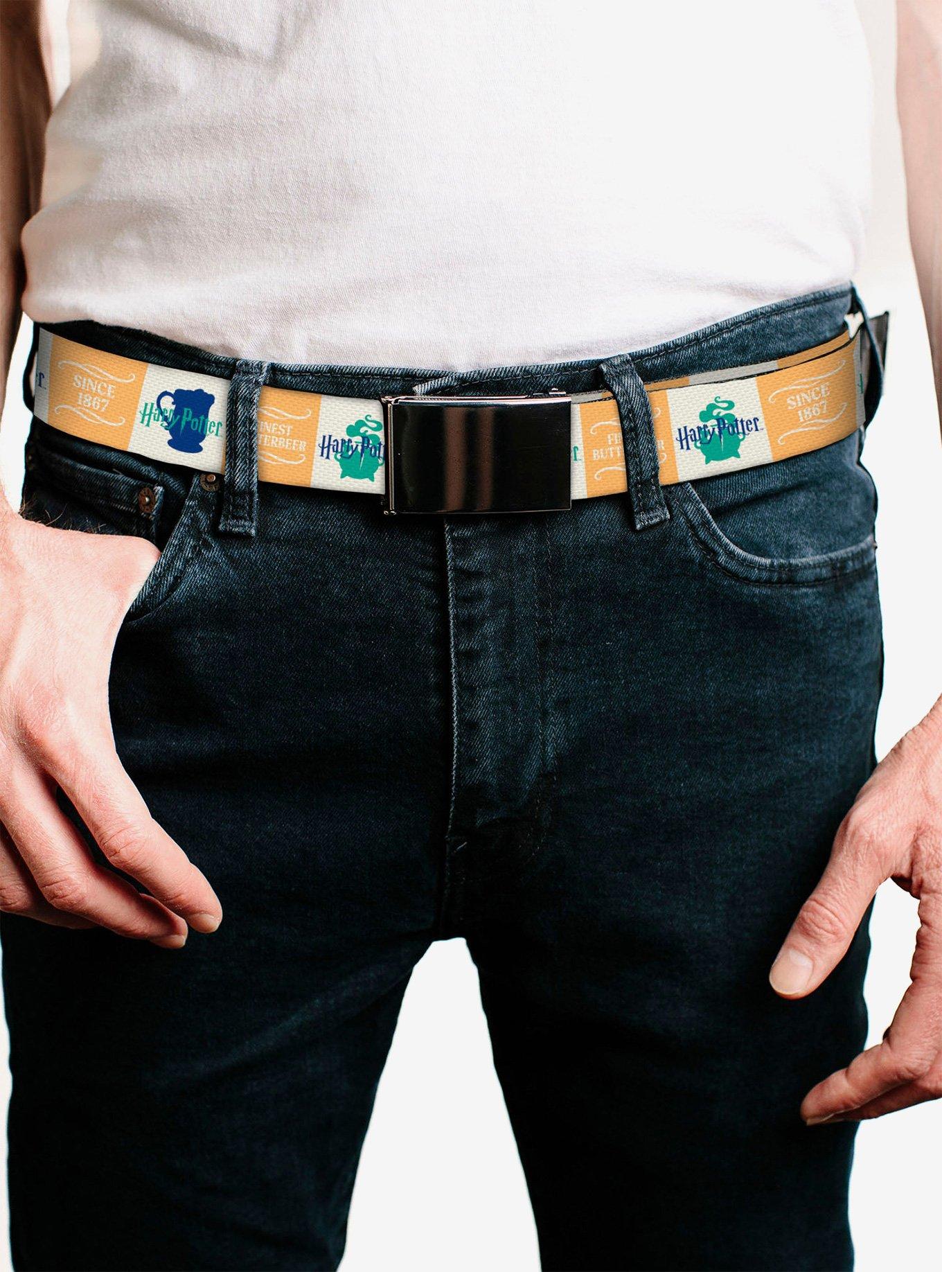 Harry Potter Finest Butterbeer Since 1867 Icons Clamp Buckle Belt