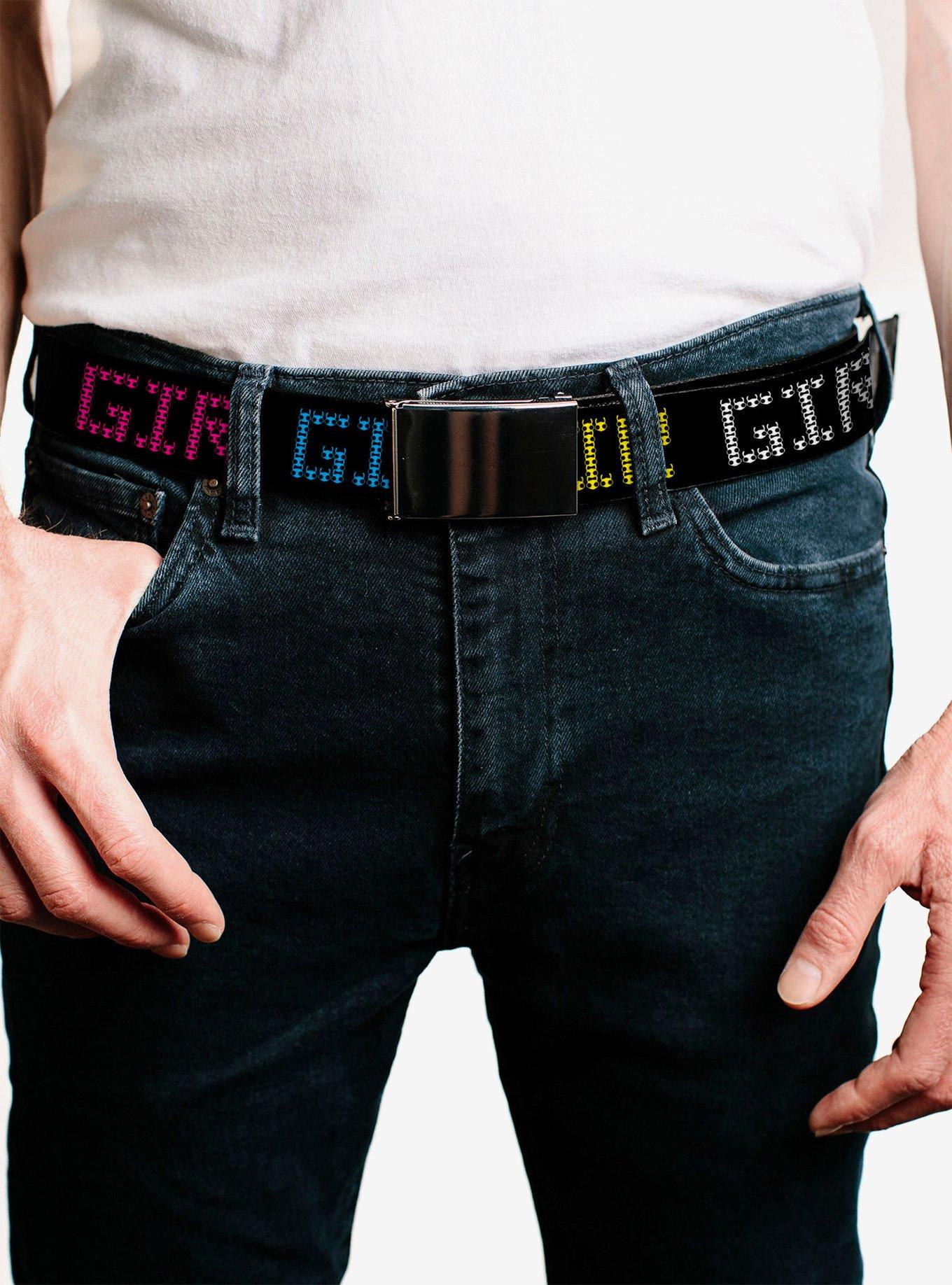 Invader Zim GIR Multi Clamp Buckle Belt