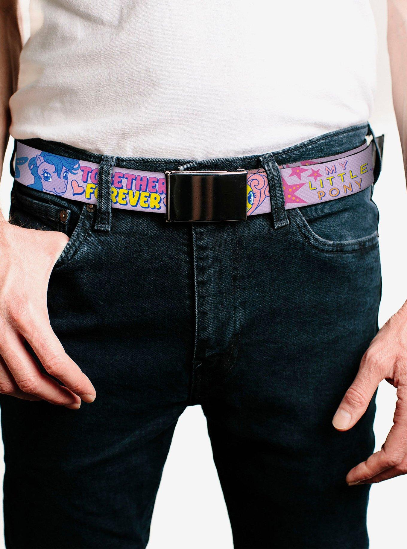 My Little Pony Three Ponies Together Forever Multi Clamp Buckle Belt