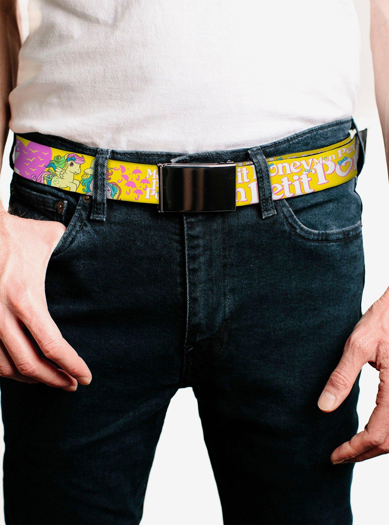 My Little Pony Mon Petit Poney Two Ponies and Cutie Marks Clamp Buckle Belt, , hi-res