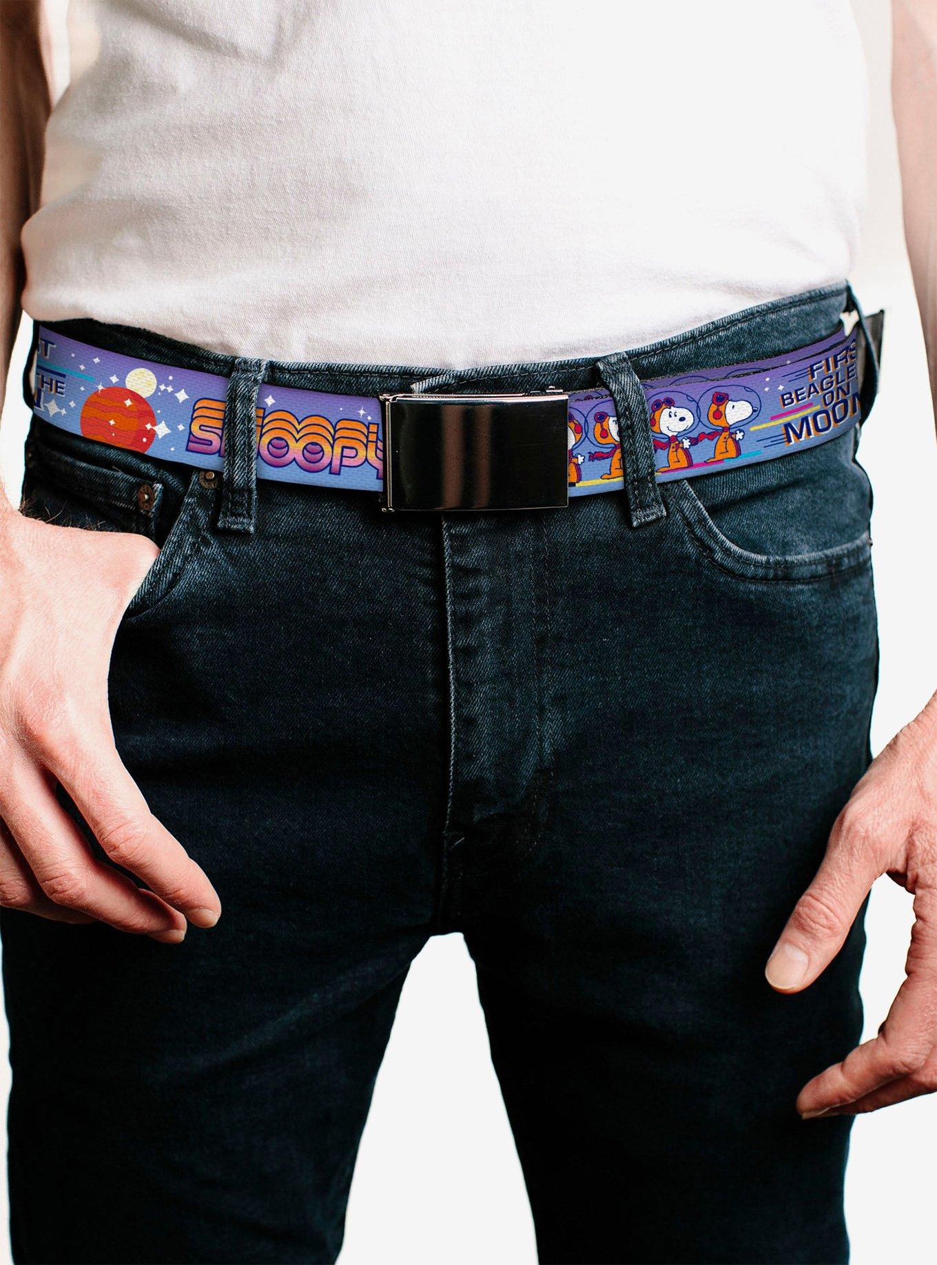 Peanuts Astronaut Snoopy Launch Poses Multi Clamp Buckle Belt, , hi-res