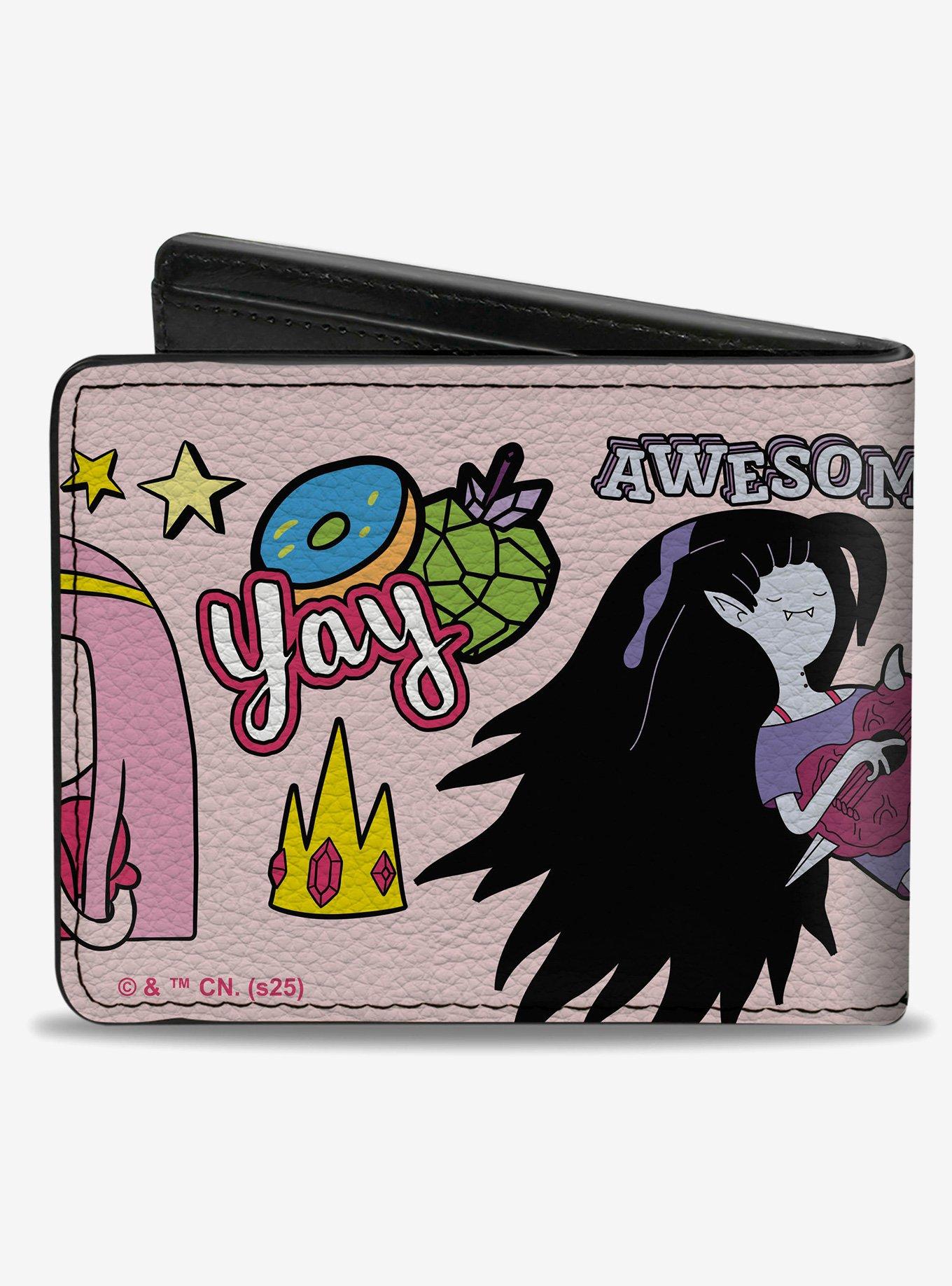 Adventure Time Marceline and Princess Bubblegum Collage Bifold Wallet, , hi-res