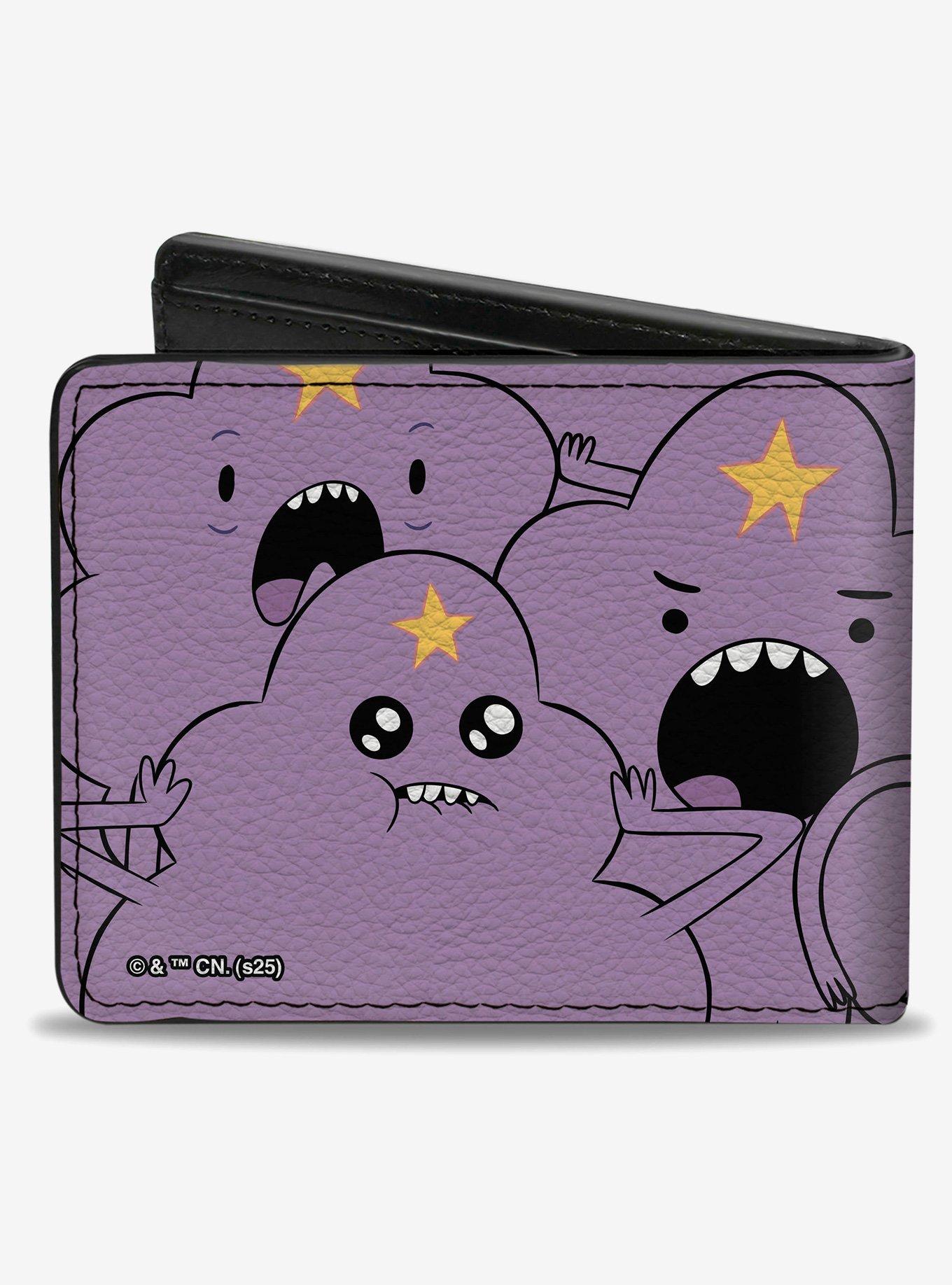 Adventure Time Lumpy Space Princess Poses Stacked Bifold Wallet