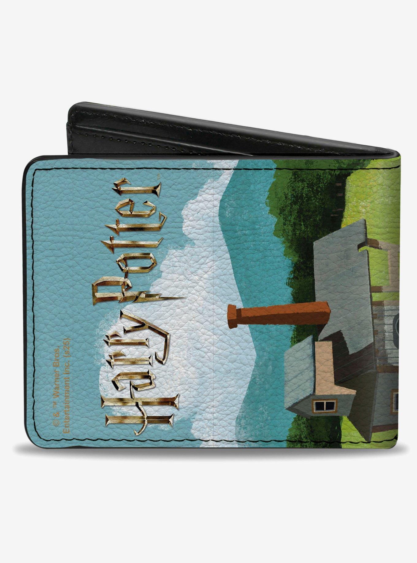 Harry Potter the Burrow Weasley Family Home Scene Bifold Wallet
