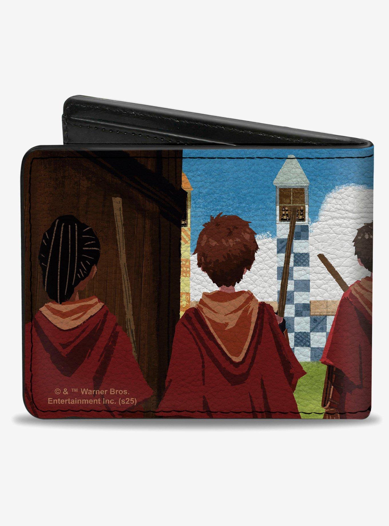 Harry Potter Quidditch Tunnel Scene Cartoon Bifold Wallet, , hi-res