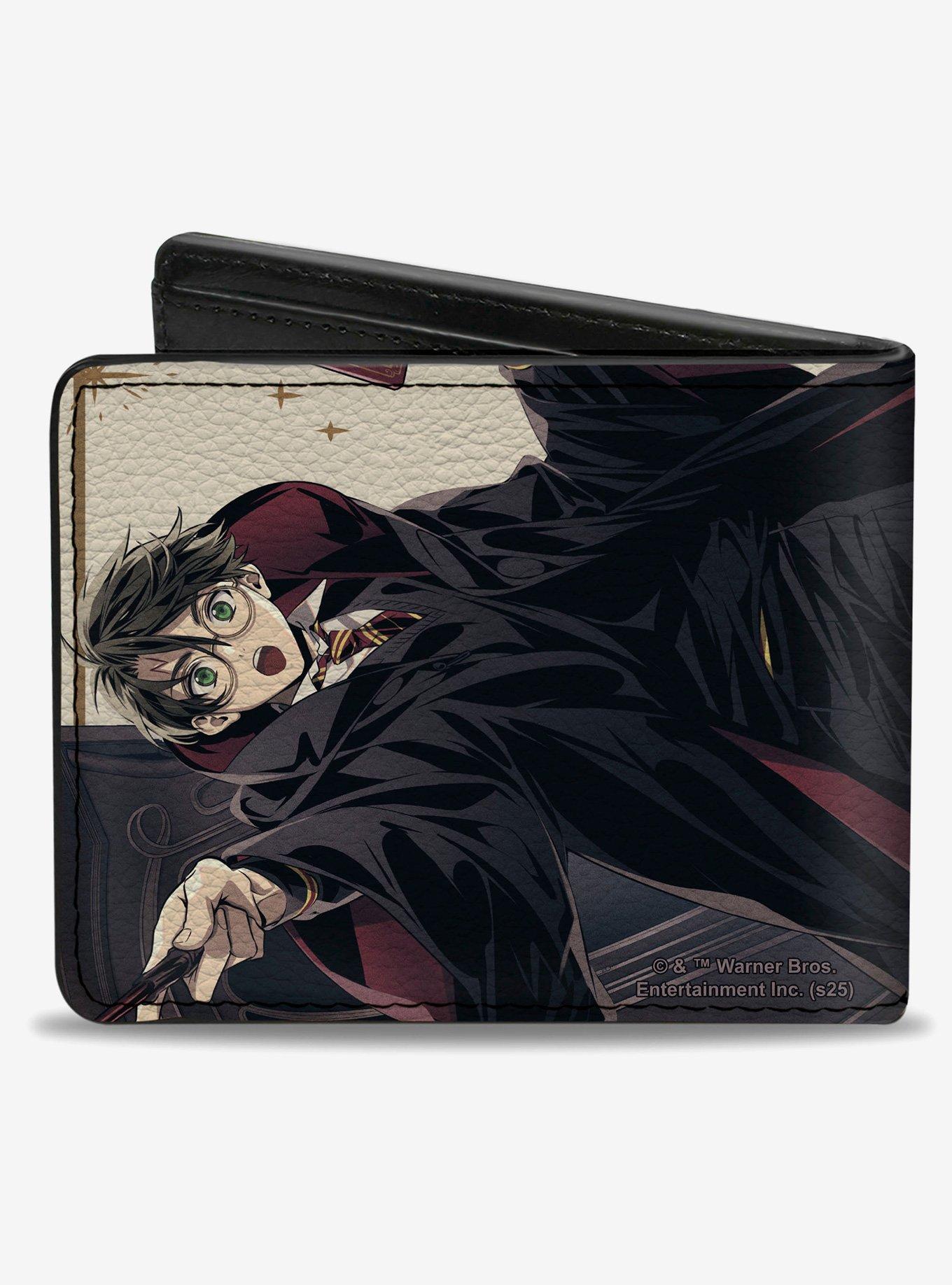 Harry Potter Spell Stylized Anime Cast Pose Bifold Wallet, , hi-res