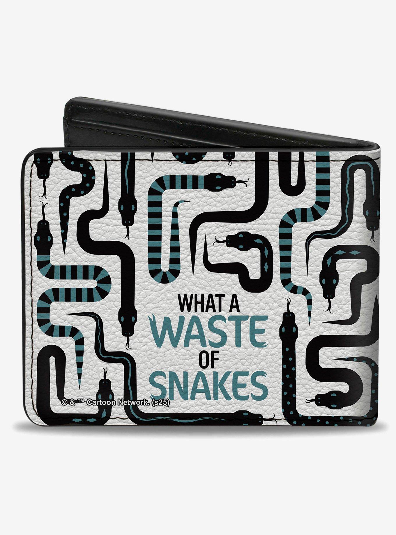 Rick and Morty What a Waste of Snakes Pose Bifold Wallet