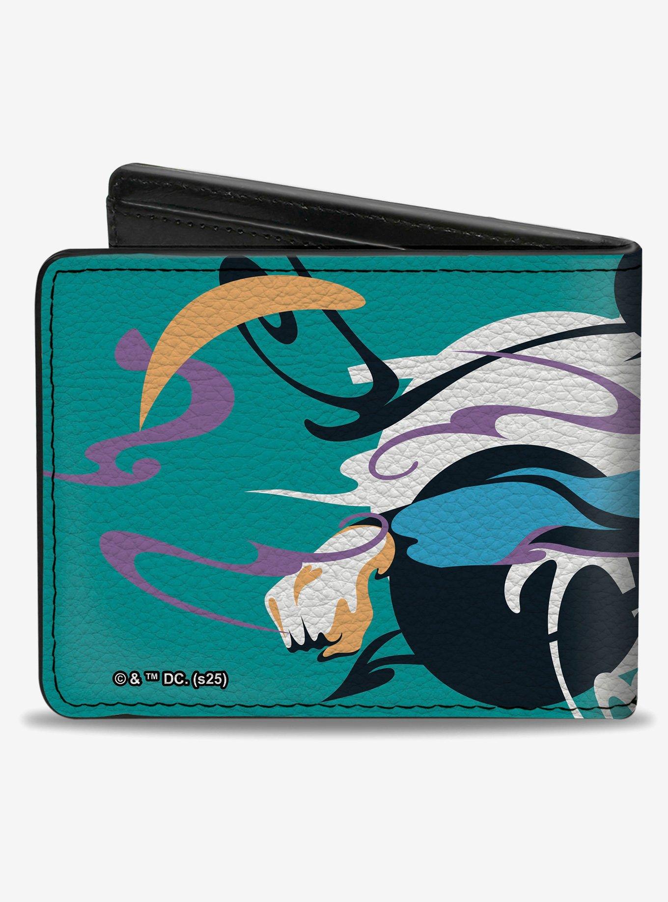 DC Comics Supergirl Color Splash Punch Pose Black Bifold Wallet, , hi-res