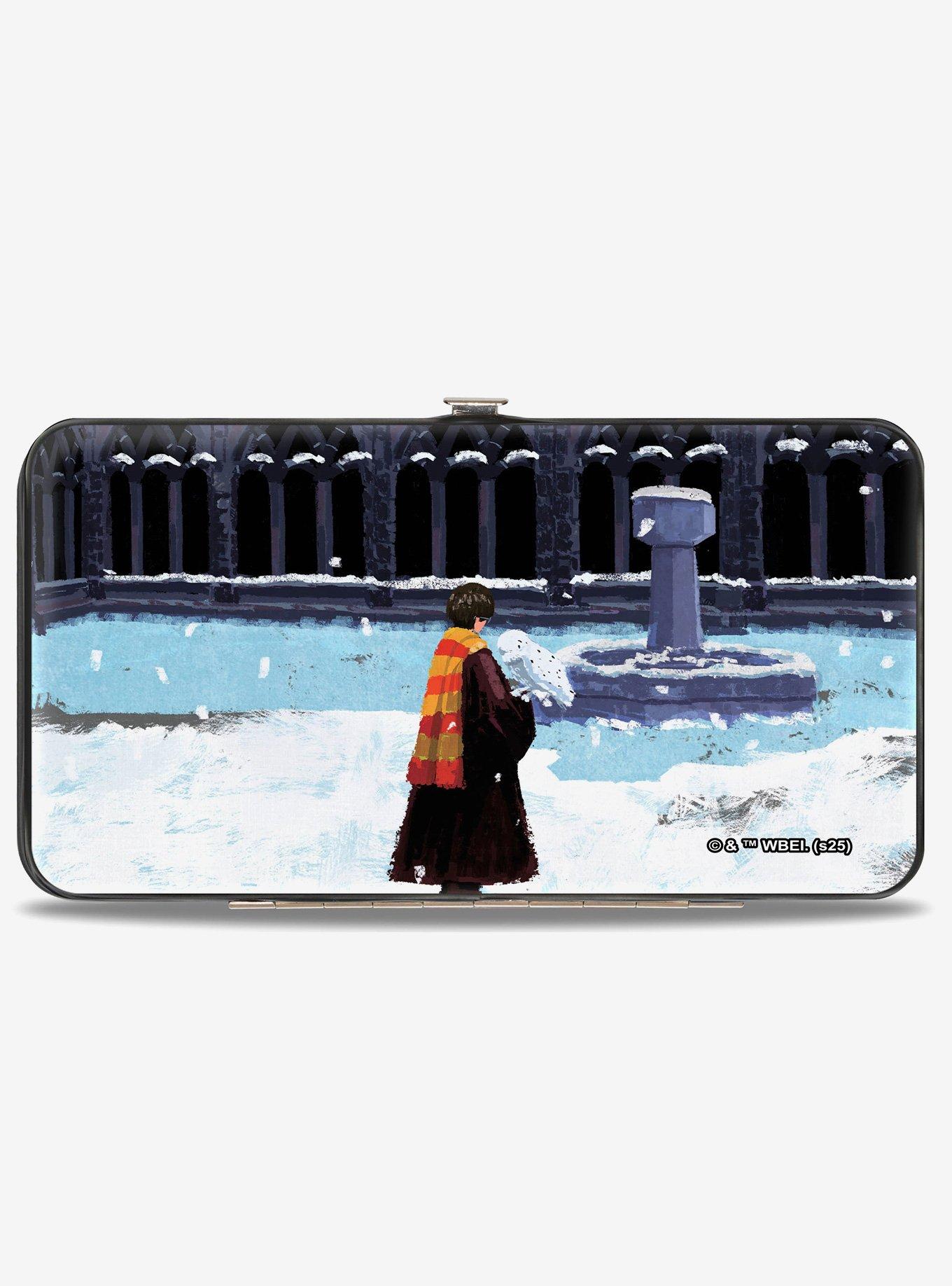 Harry Potter and Hedwig Impressionist Snow Scenes Hinged Wallet, , hi-res