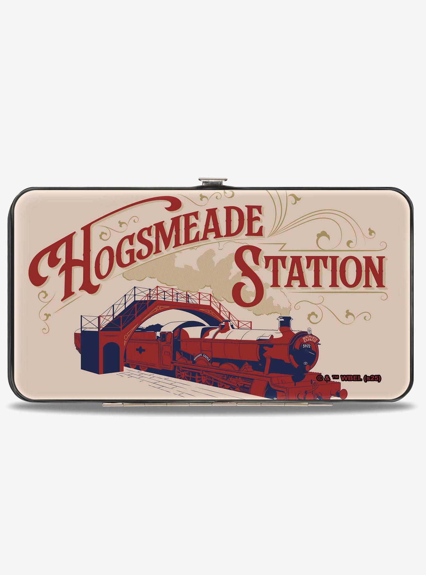 Harry Potter Hogsmeade Station Train Beige Hinged Wallet, , hi-res