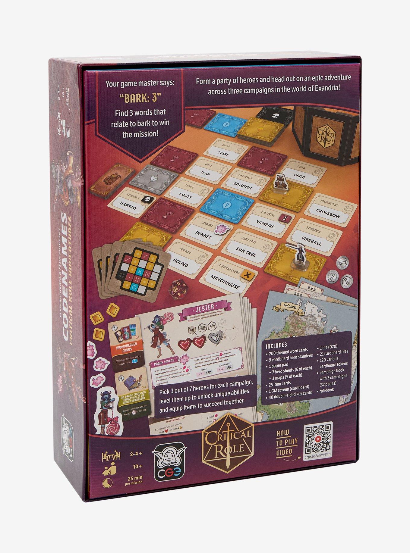 Codenames: Critical Role Adventures Game, , hi-res