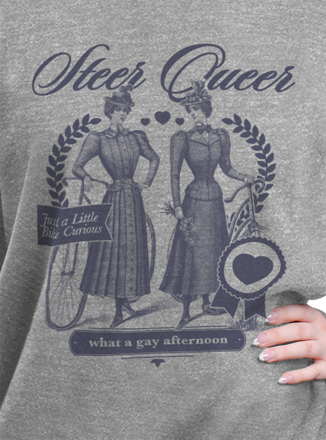 Gay Afternoon Girls Oversized Sweatshirt Hot Topic Exclusive, , hi-res