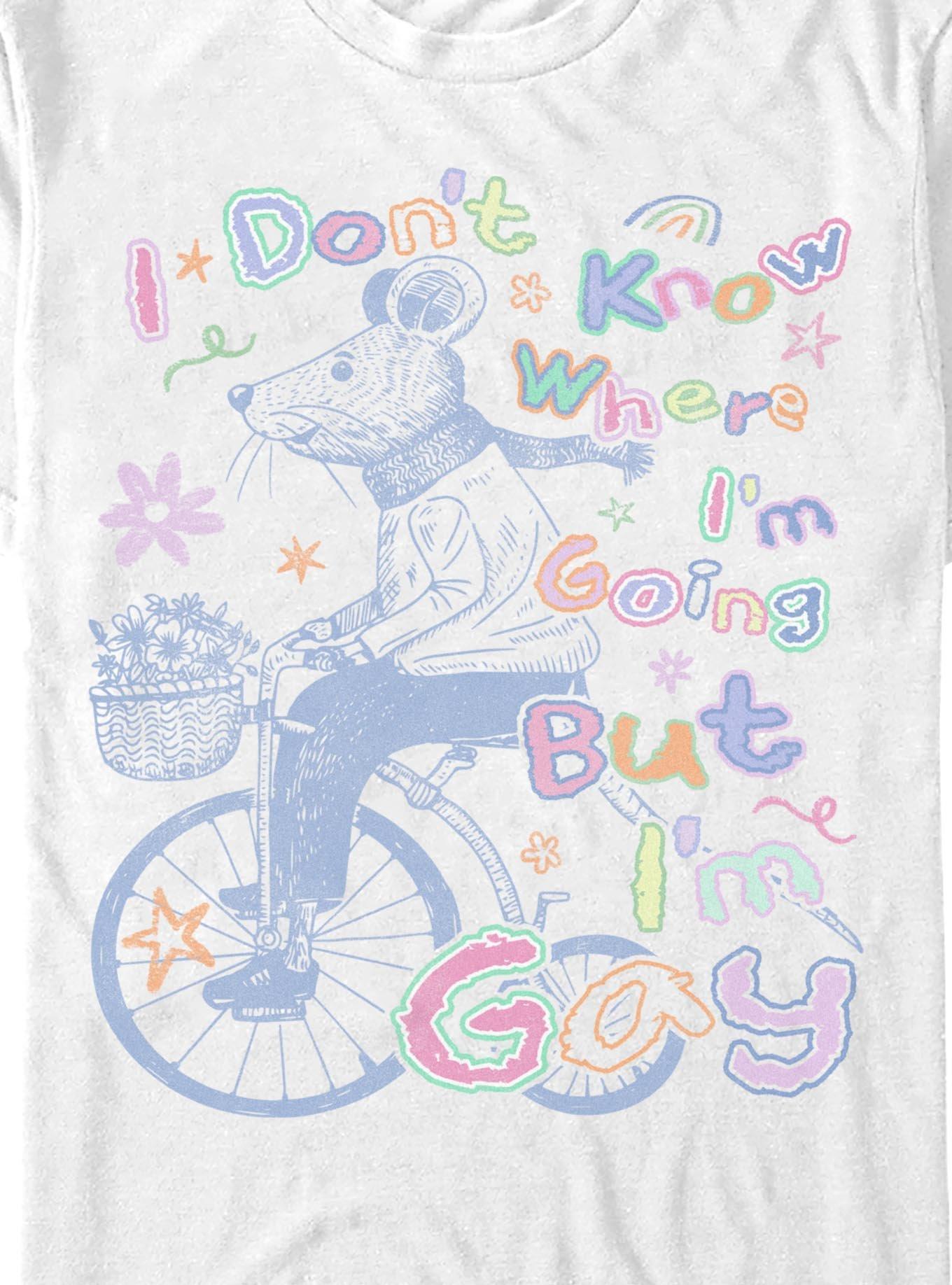 I Don't Know Where I'm Going But I'm Gay Pride T-Shirt Hot Topic Exclusive, , hi-res