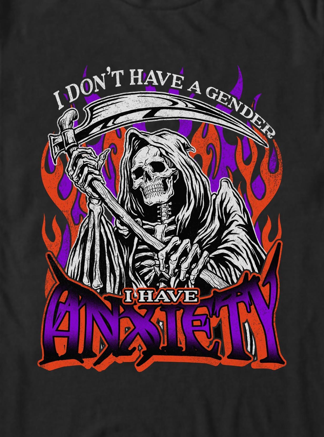 I Don't Have A Gender I Have Anxiety T-Shirt BoxLunch Exclusive, , hi-res