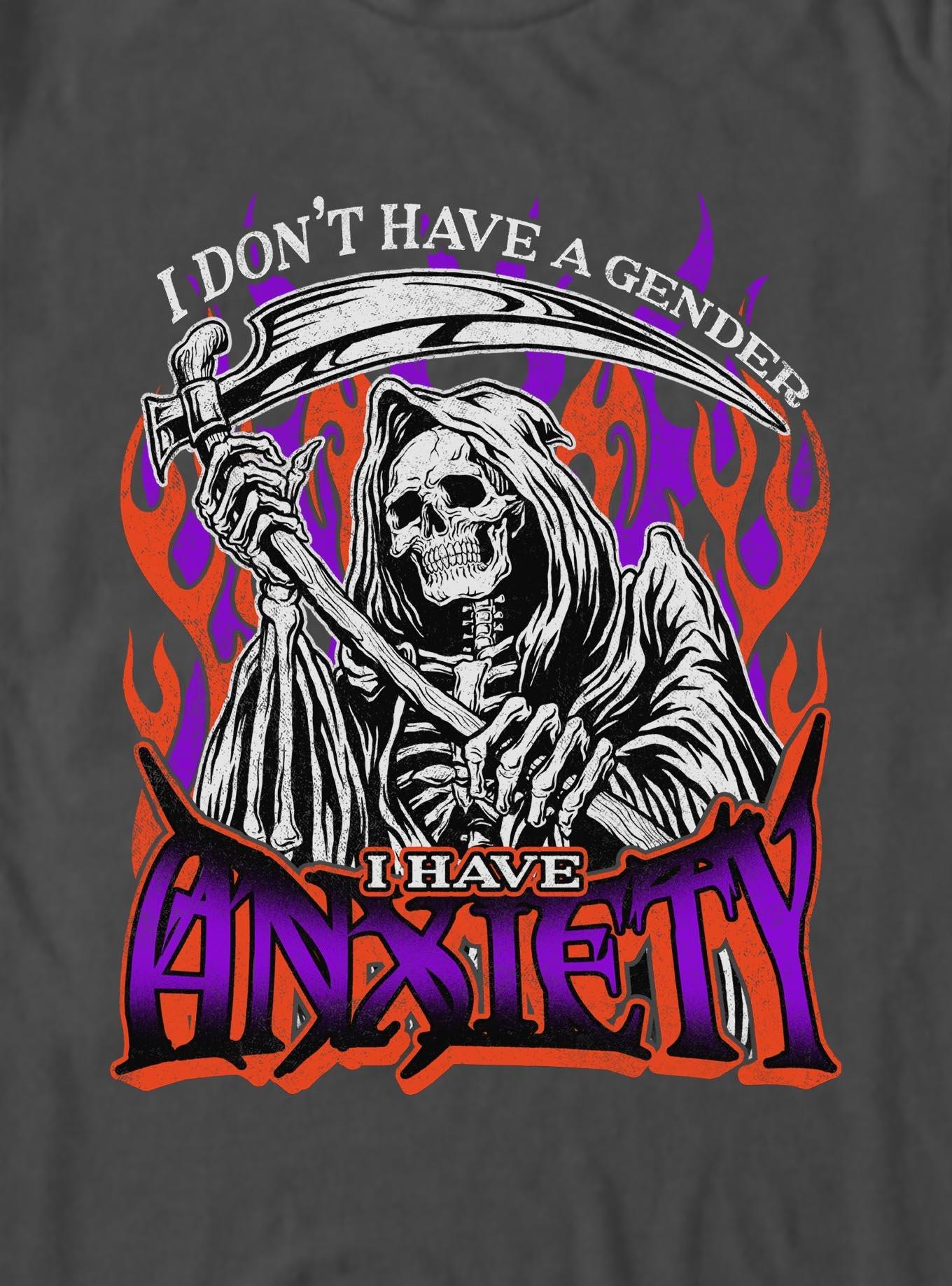 I Don't Have A Gender I Have Anxiety T-Shirt BoxLunch Exclusive, , hi-res