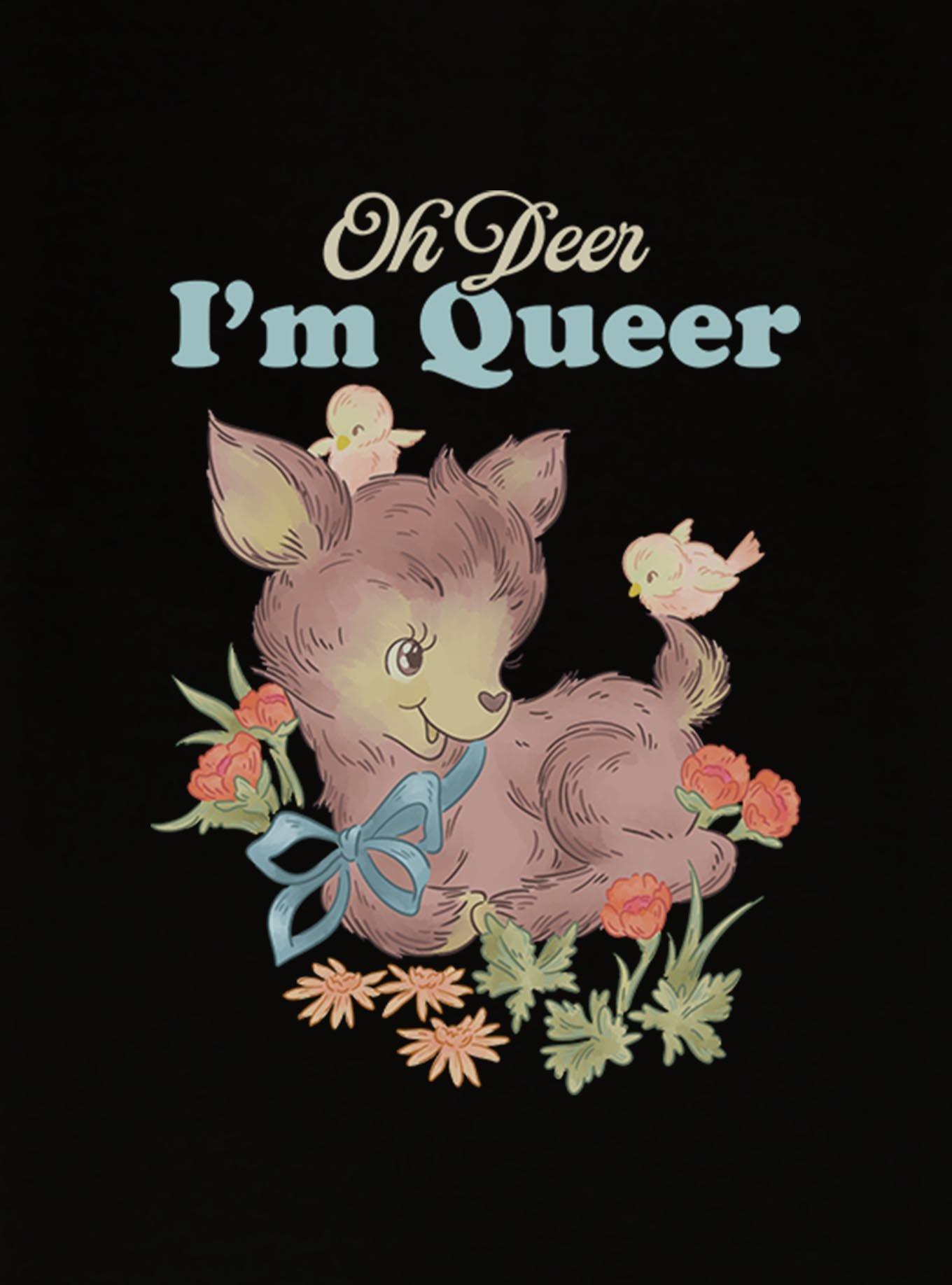 Queer Deer Womens Cami BoxLunch Exclusive, BLACK, alternate - view 2