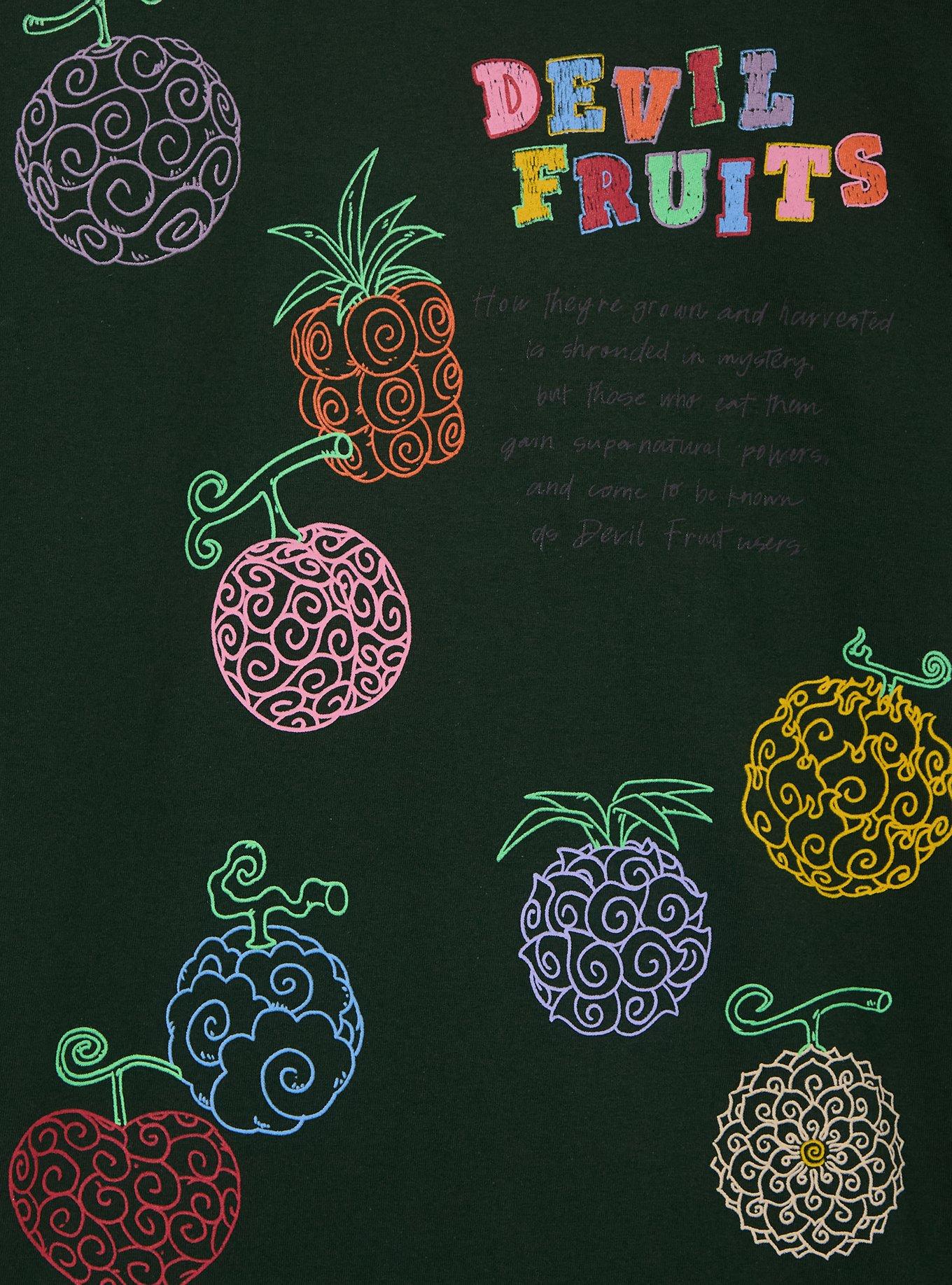 One Piece Devil Fruits Tonal T-Shirt - BoxLunch Exclusive