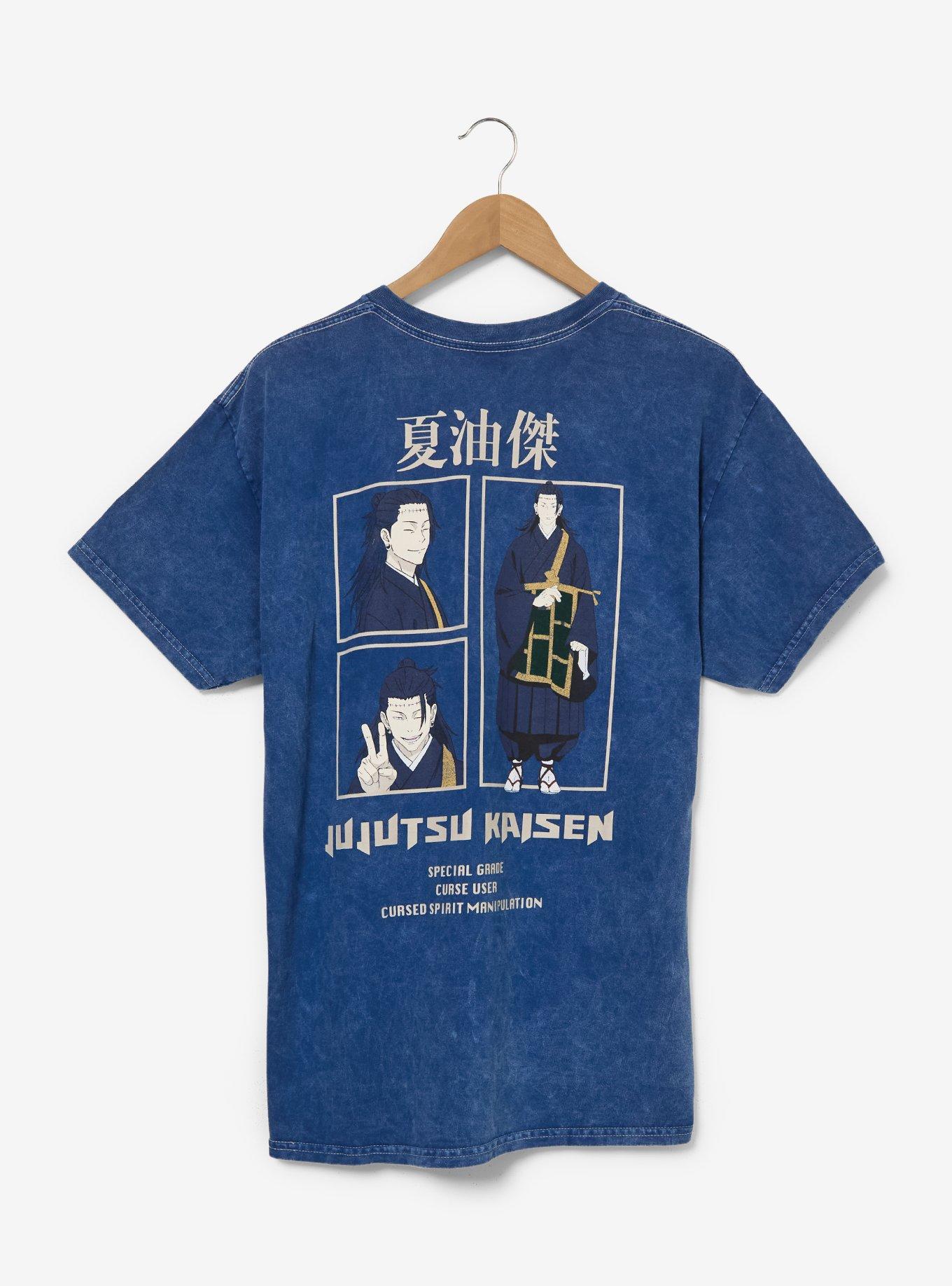Jujutsu Kaisen Curse User Geto Mineral Wash T-Shirt - BoxLunch Exclusive