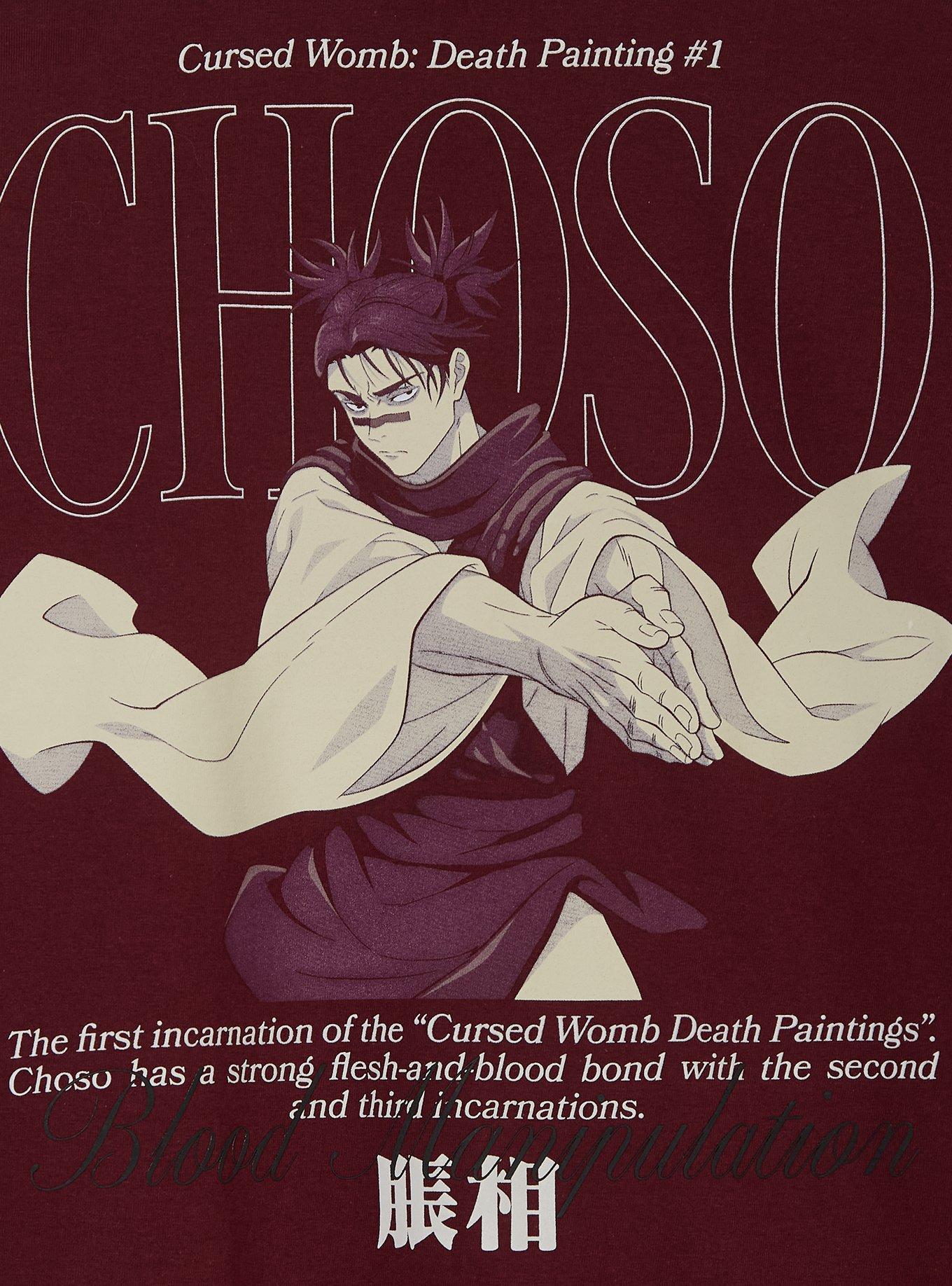Jujutsu Kaisen Choso Blood Manipulation T-Shirt - BoxLunch Exclusive, BLACK, alternate - view 4