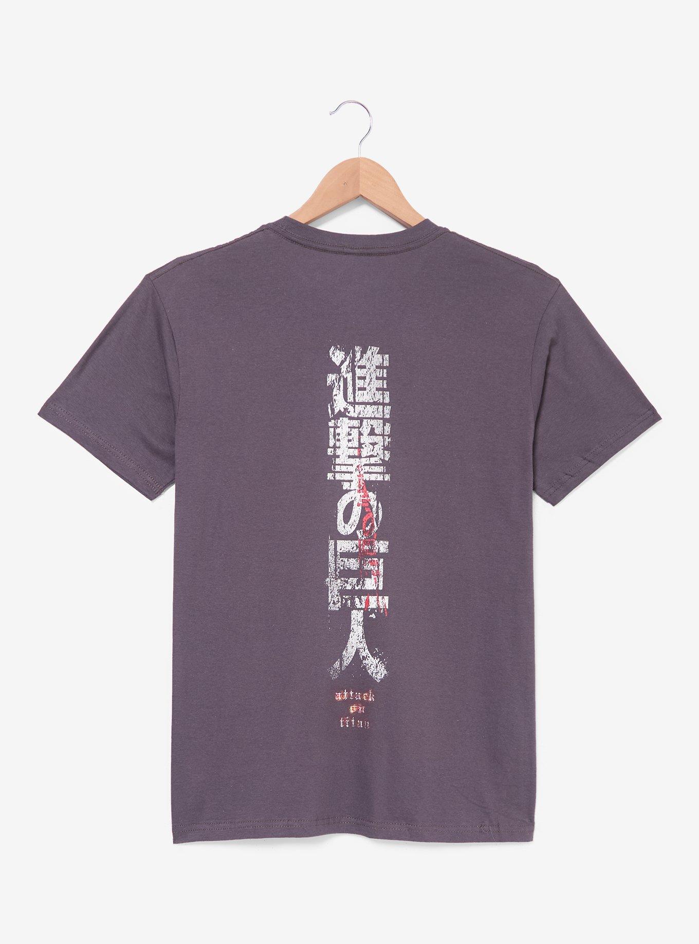 Attack on Titan Titan Shifters T-Shirt - BoxLunch Exclusive, BLACK, alternate - view 2