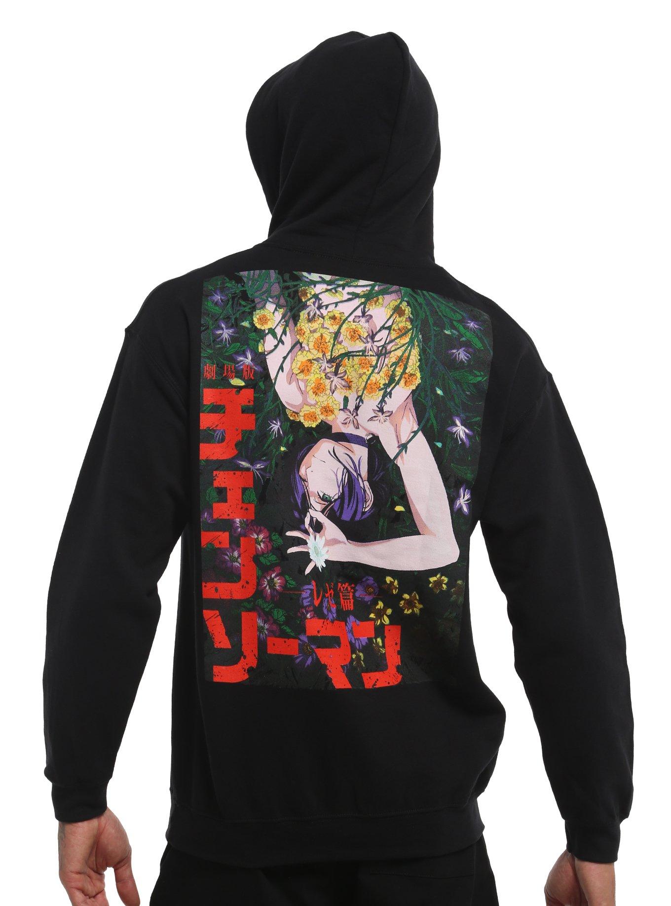 Chainsaw Man The Movie: Reze Arc Pochita Reze Hoodie, BLACK, alternate - view 2