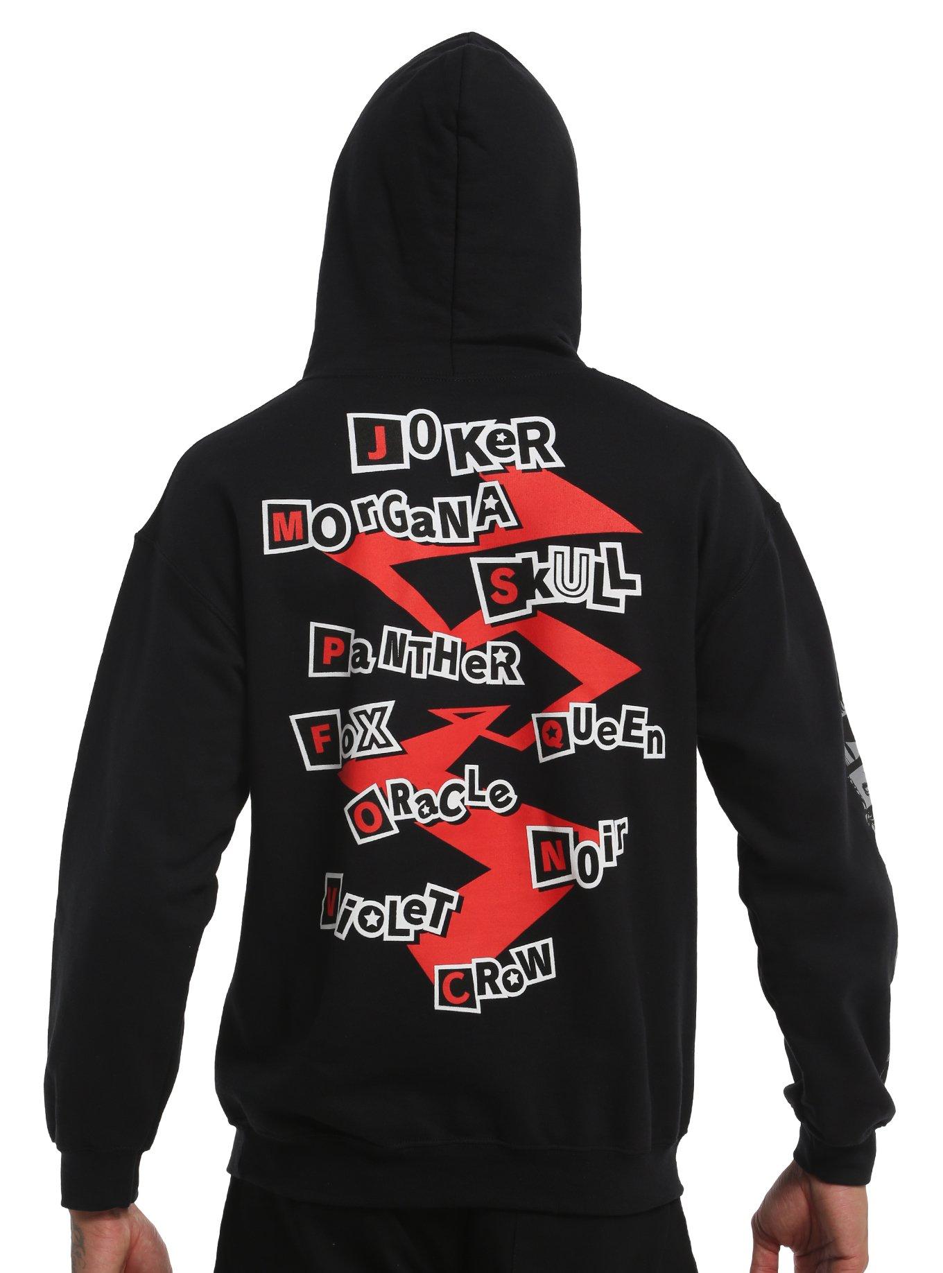 Persona 5 Tonal Hoodie, BLACK, alternate - view 2