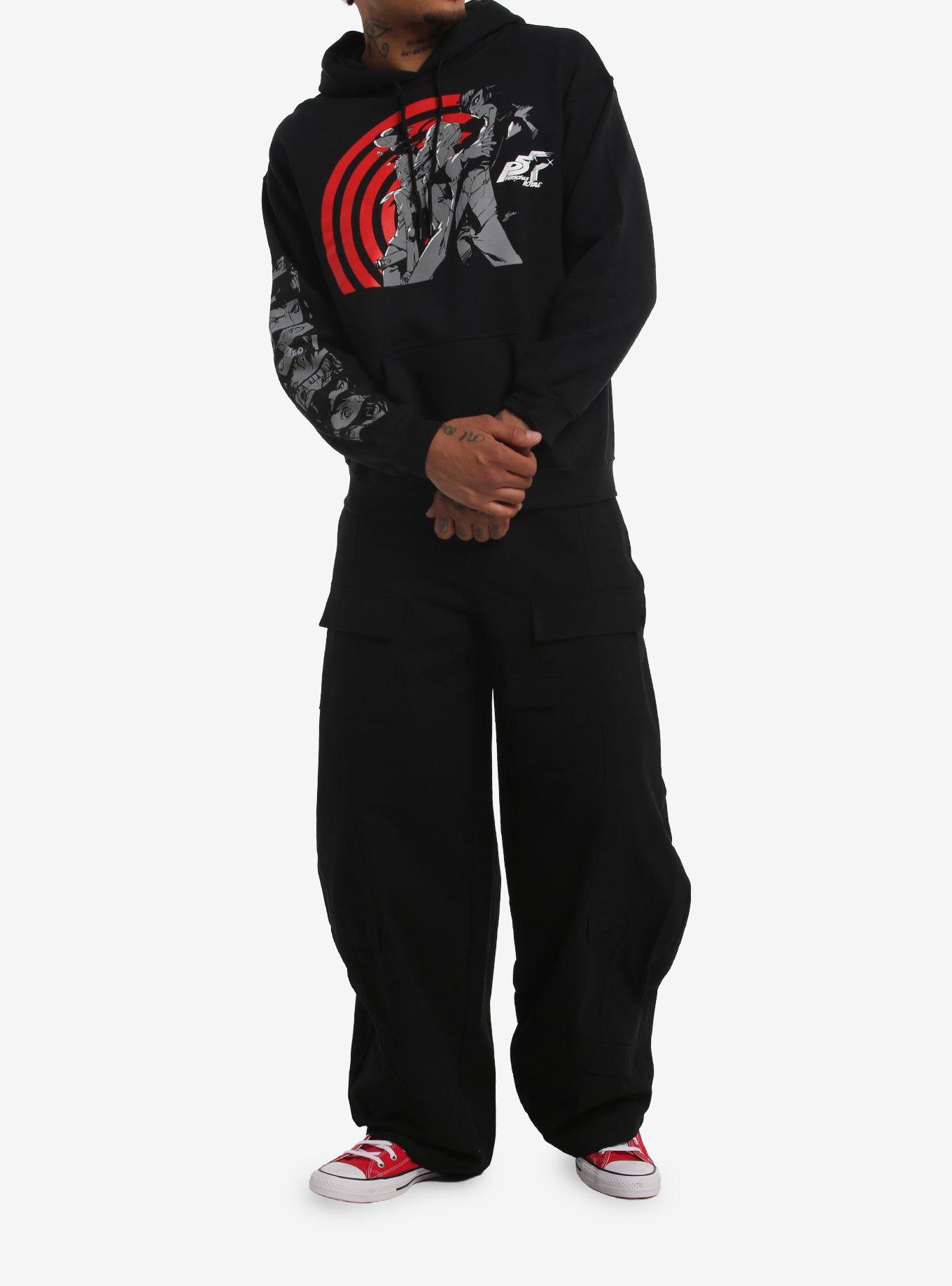 Persona 5 Tonal Hoodie, BLACK, alternate - view 3