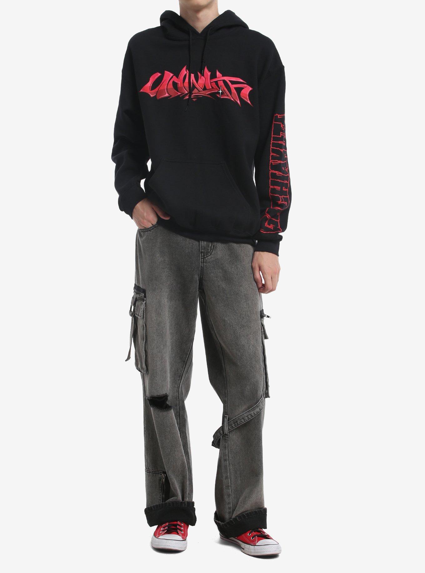 Gachiakuta Graffiti Hoodie, BLACK, alternate - view 3