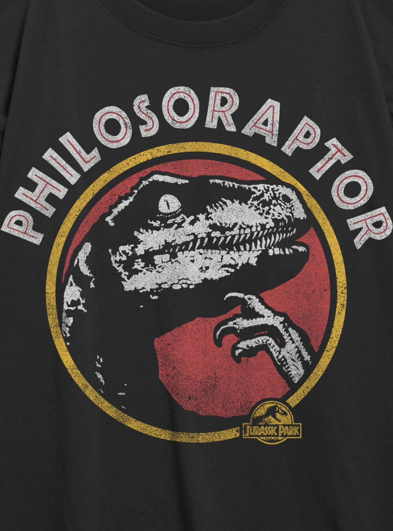 Jurassic Park Philoso Raptor Womens Oversized T-Shirt