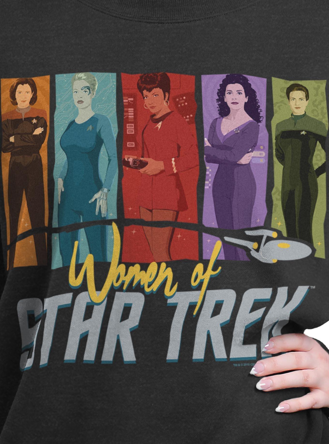Star Trek Women Of Trek Womens Oversized Sweatshirt, , hi-res