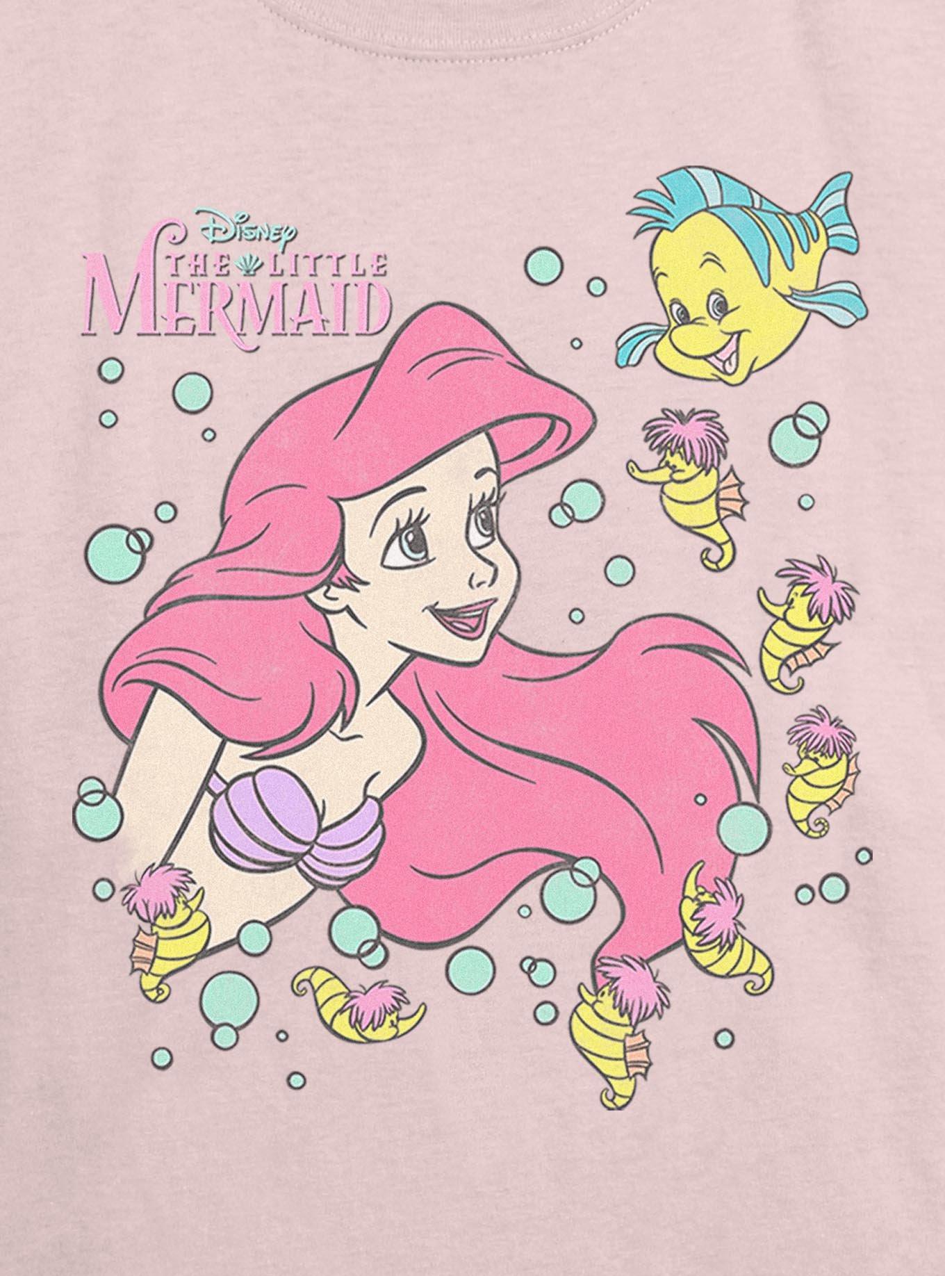 Disney The Little Mermaid Ariel N Friends Womens Skimmer Tee, BLUSH, alternate - view 2