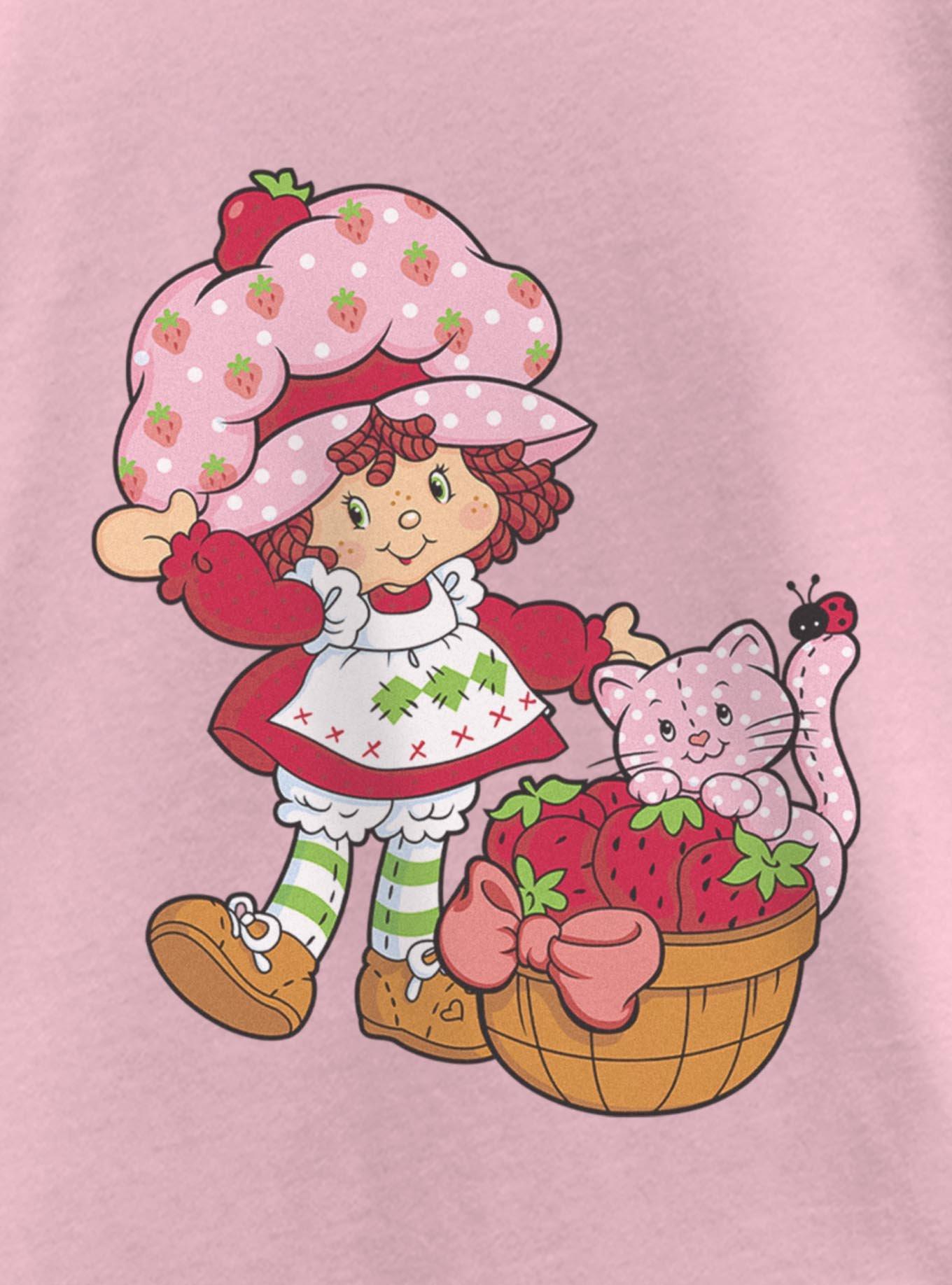Strawberry Shortcake Custard Basket Youth Girls T-Shirt, , hi-res