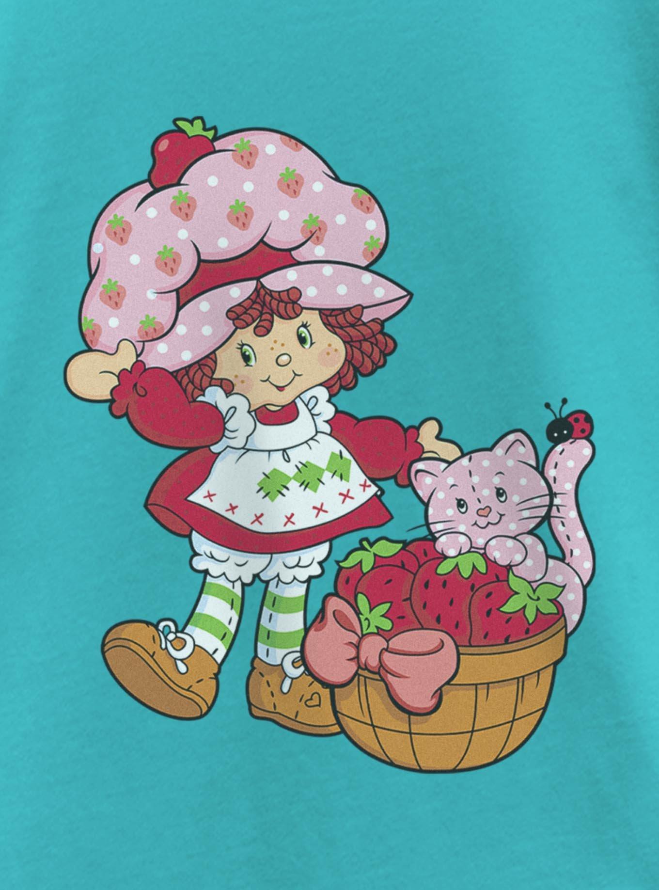 Strawberry Shortcake Custard Basket Youth Girls T-Shirt, TAHI BLUE, alternate - view 2