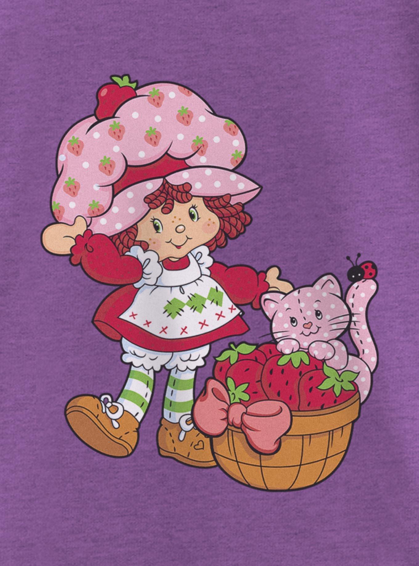 Strawberry Shortcake Custard Basket Youth Girls T-Shirt, , hi-res