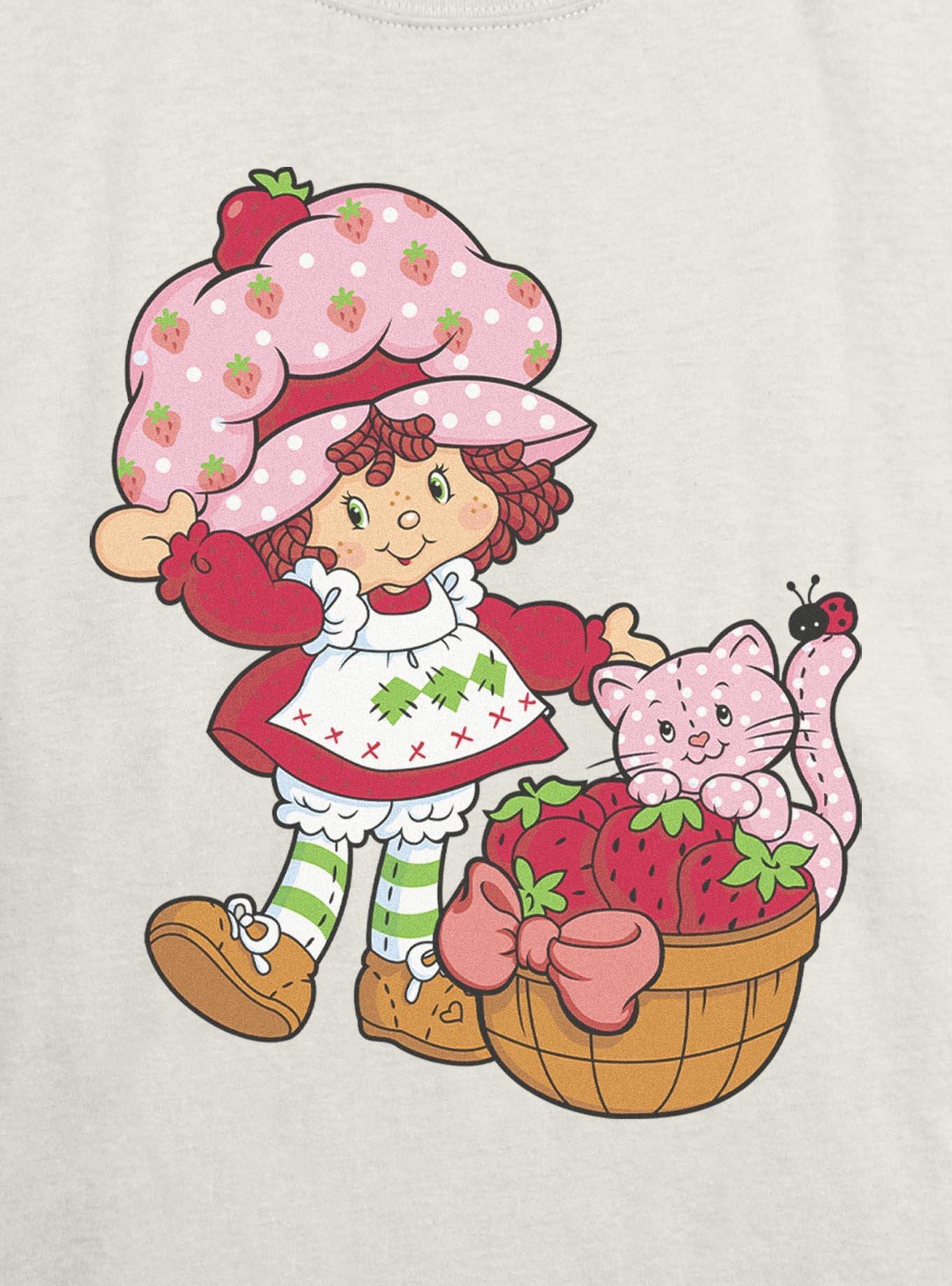 Strawberry Shortcake Custard Basket Womens Skimmer Tee, , hi-res