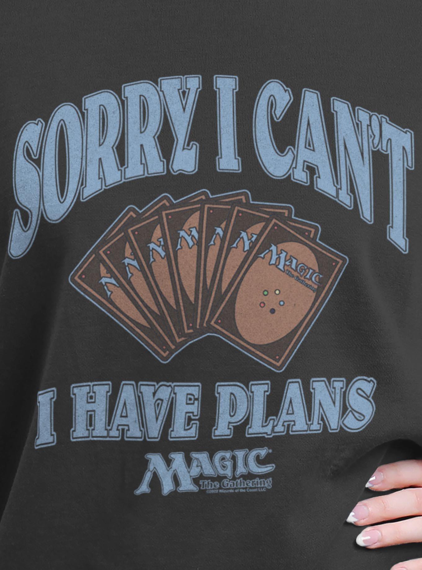 Magic The Gathering I've Got Plans Womens Oversized Sweatshirt