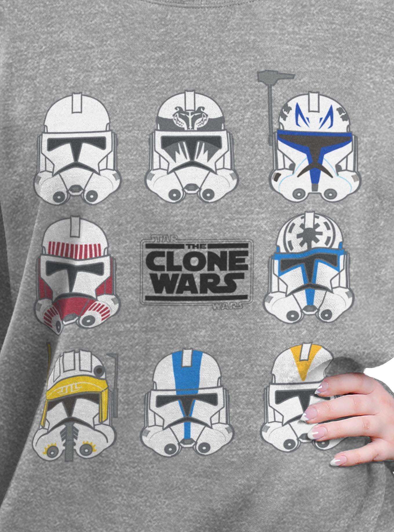 Disney Star Wars Clone Wars 8 Womens Oversized Sweatshirt, , hi-res