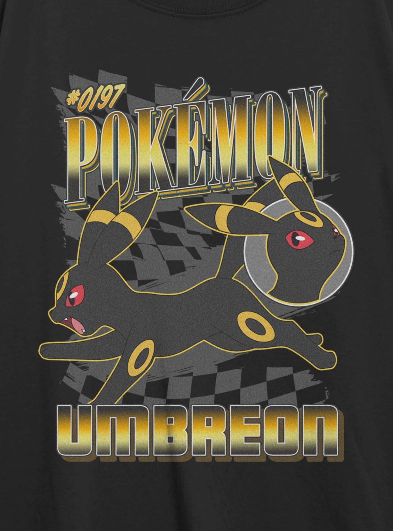 Pokemon Umbreon Check Womens Oversized T-Shirt, , hi-res