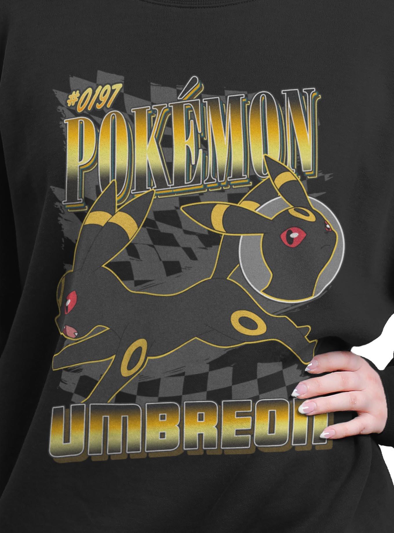 Pokemon Umbreon Check Womens Oversized Sweatshirt, , hi-res