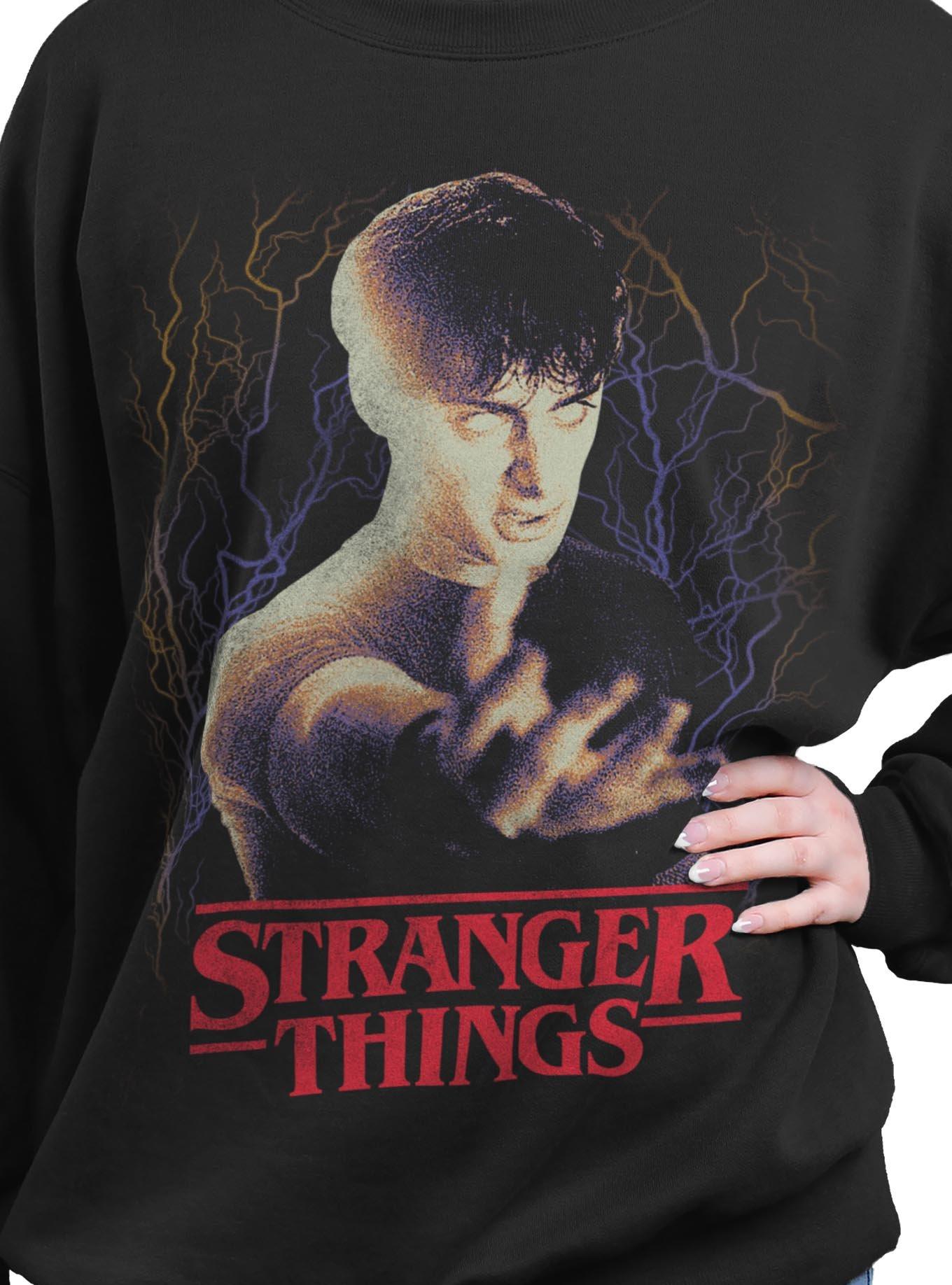 Stranger Things Will Epic Powers Womens Oversized Sweatshirt