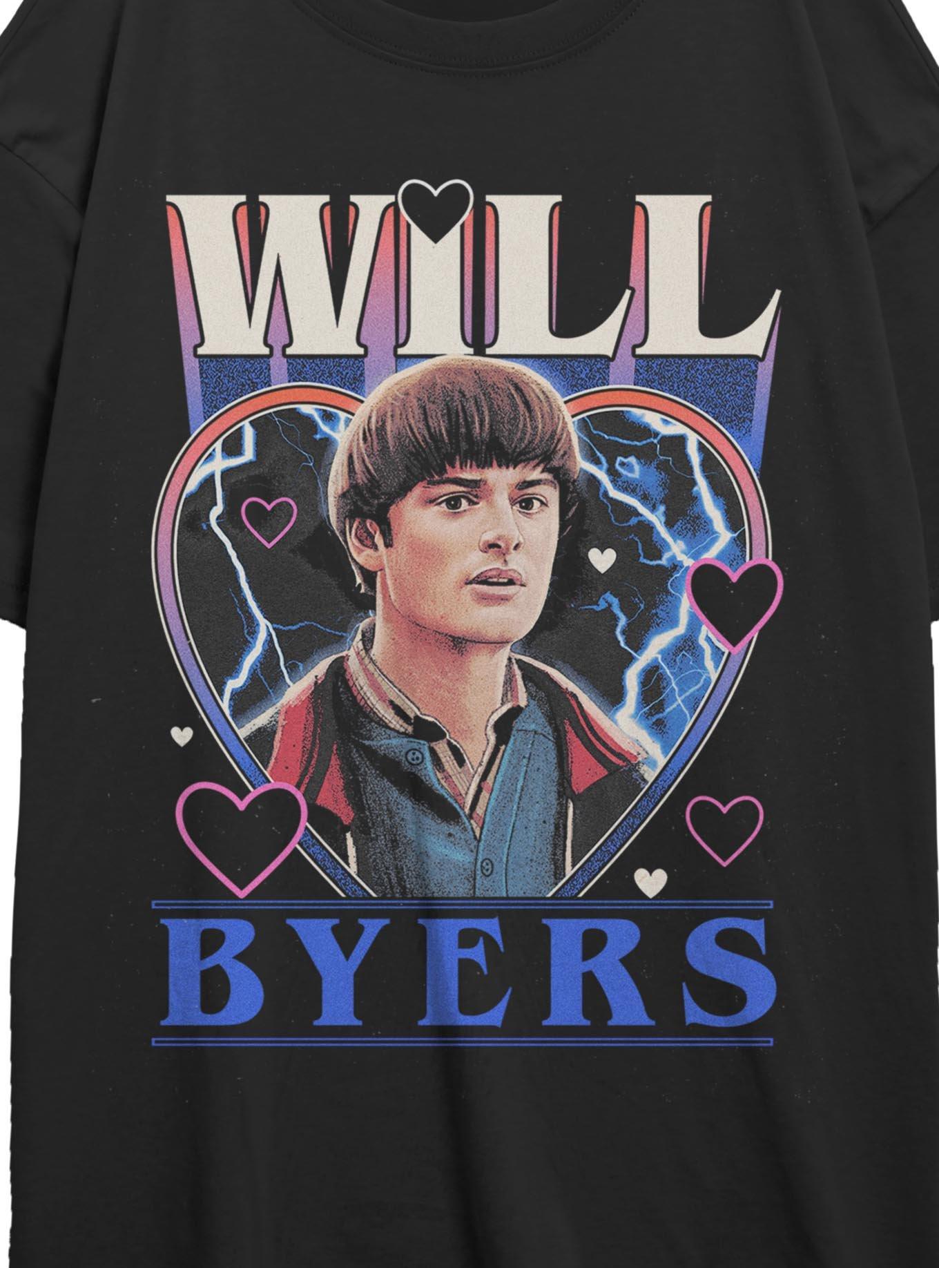 Stranger Things Willy Foreally Womens Oversized T-Shirt, BLACK, alternate - view 2