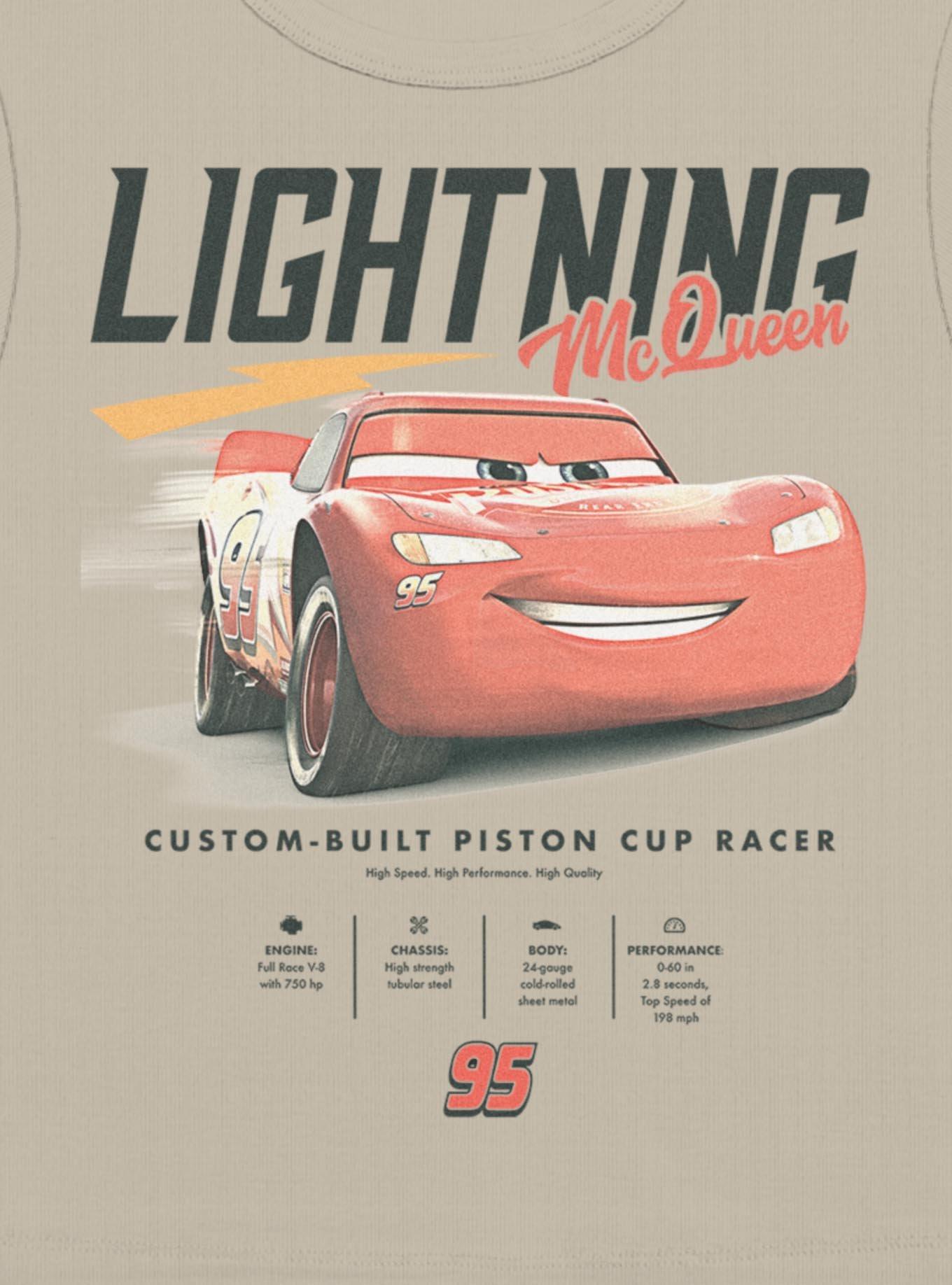 Disney Pixar Cars Lightning McQueen Stats Womens Baby Tee, , hi-res