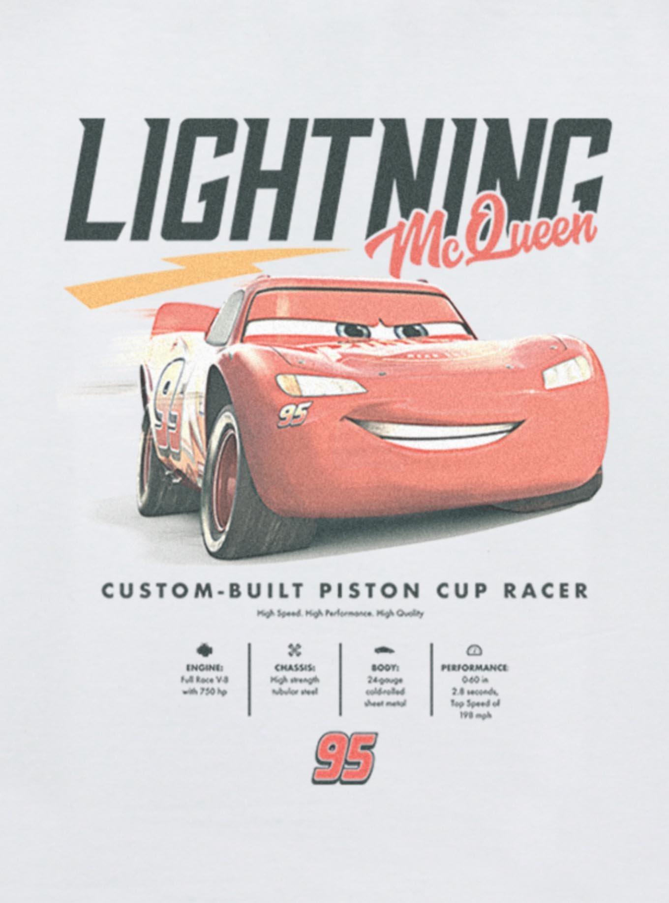Disney Pixar Cars Lightning McQueen Stats Womens Cami, WHITE, alternate - view 2