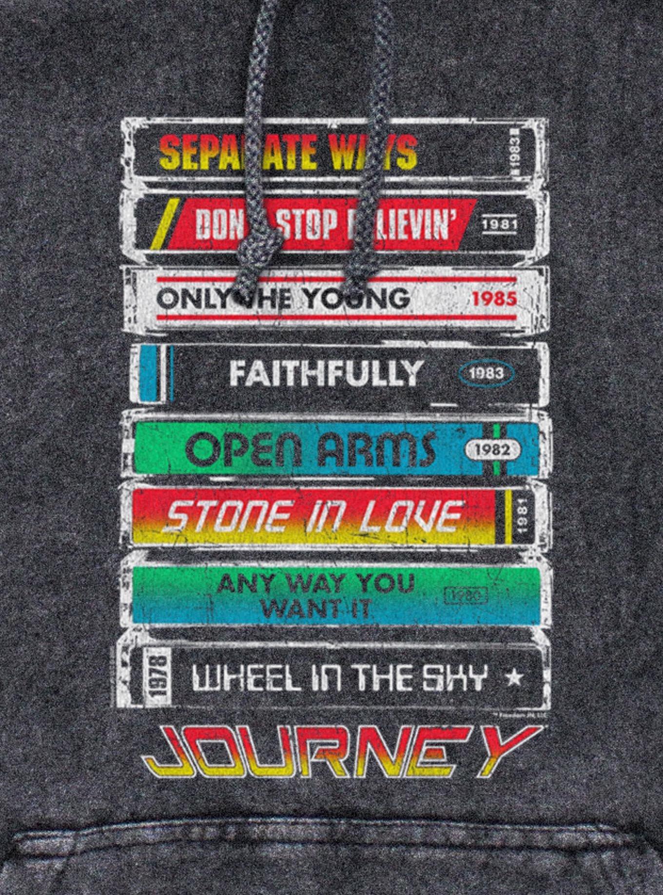 Journey Tape Deck Hits Mineral Wash Hoodie