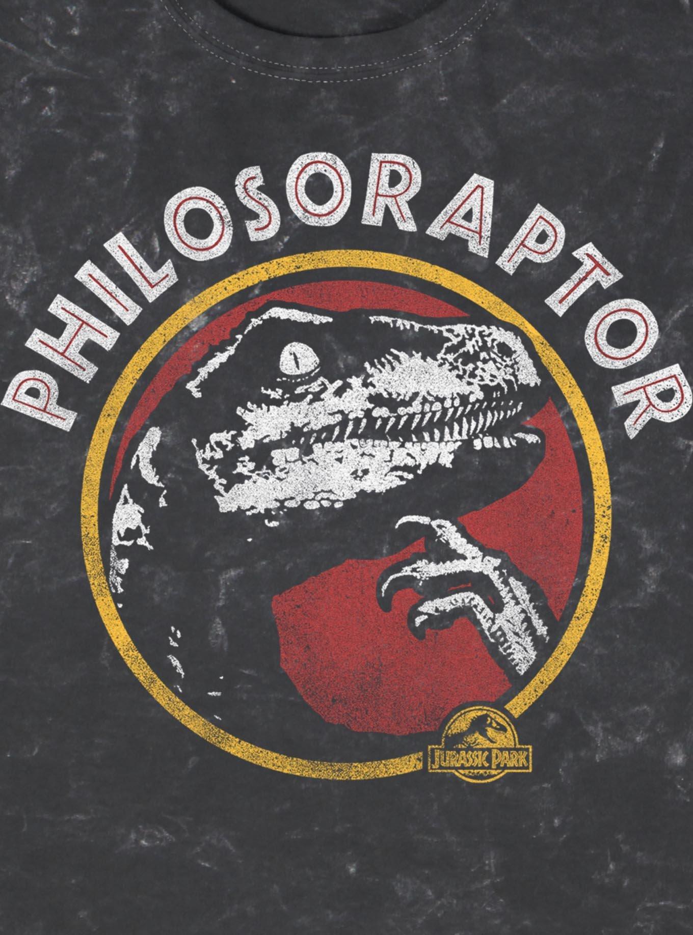 Jurassic Park Philoso Raptor Mineral Wash T-Shirt